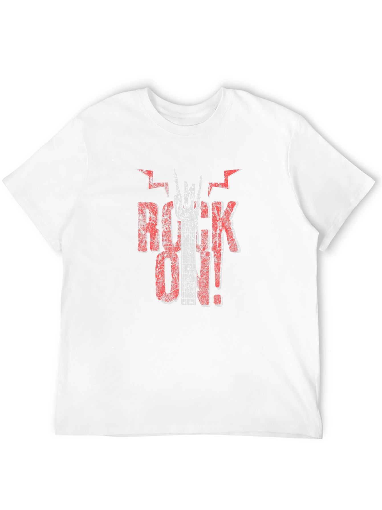 Rock On! Graphic Tee - Black Cotton T-Shirt