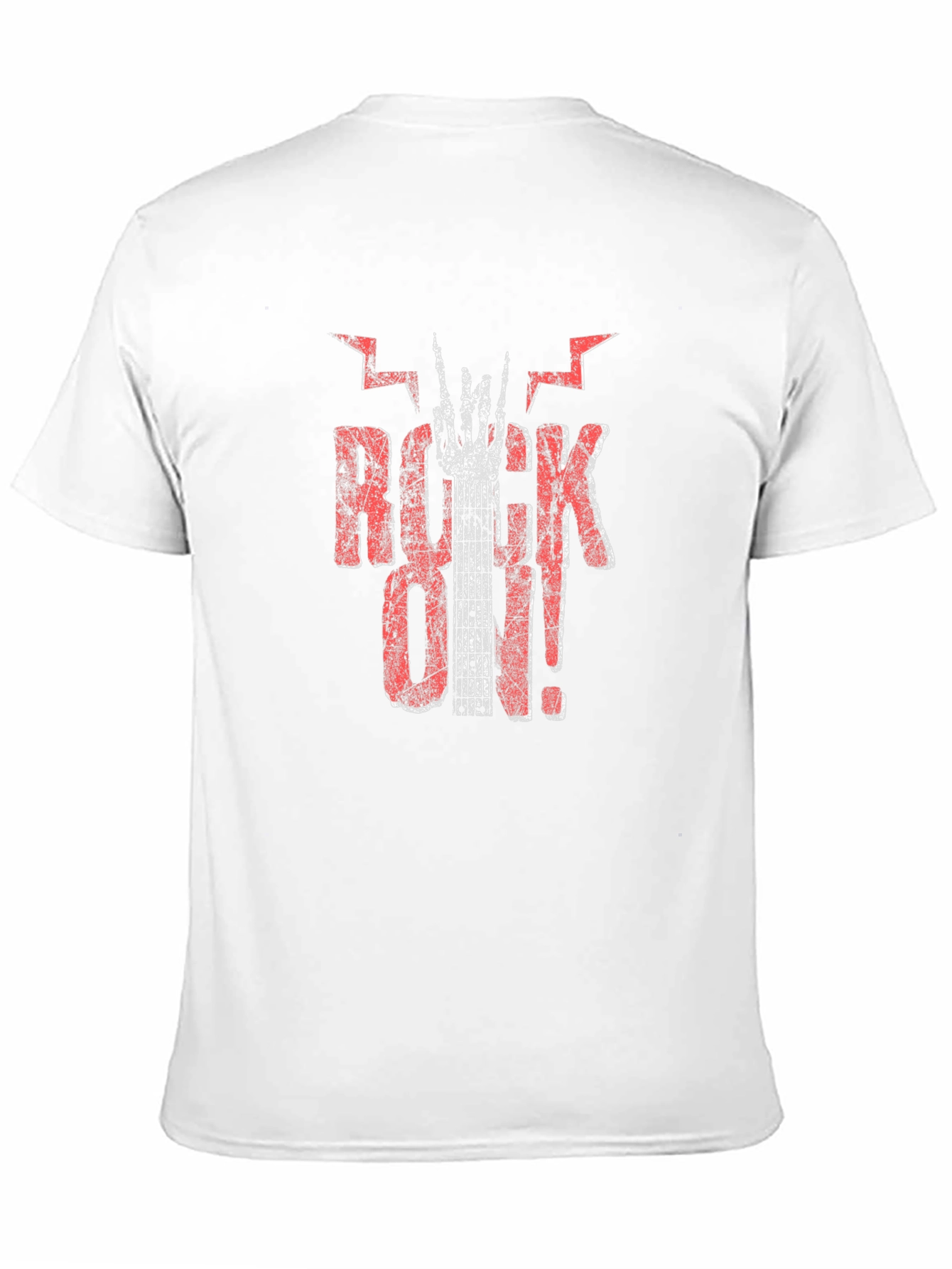 Rock On! Graphic Tee - Black Cotton T-Shirt