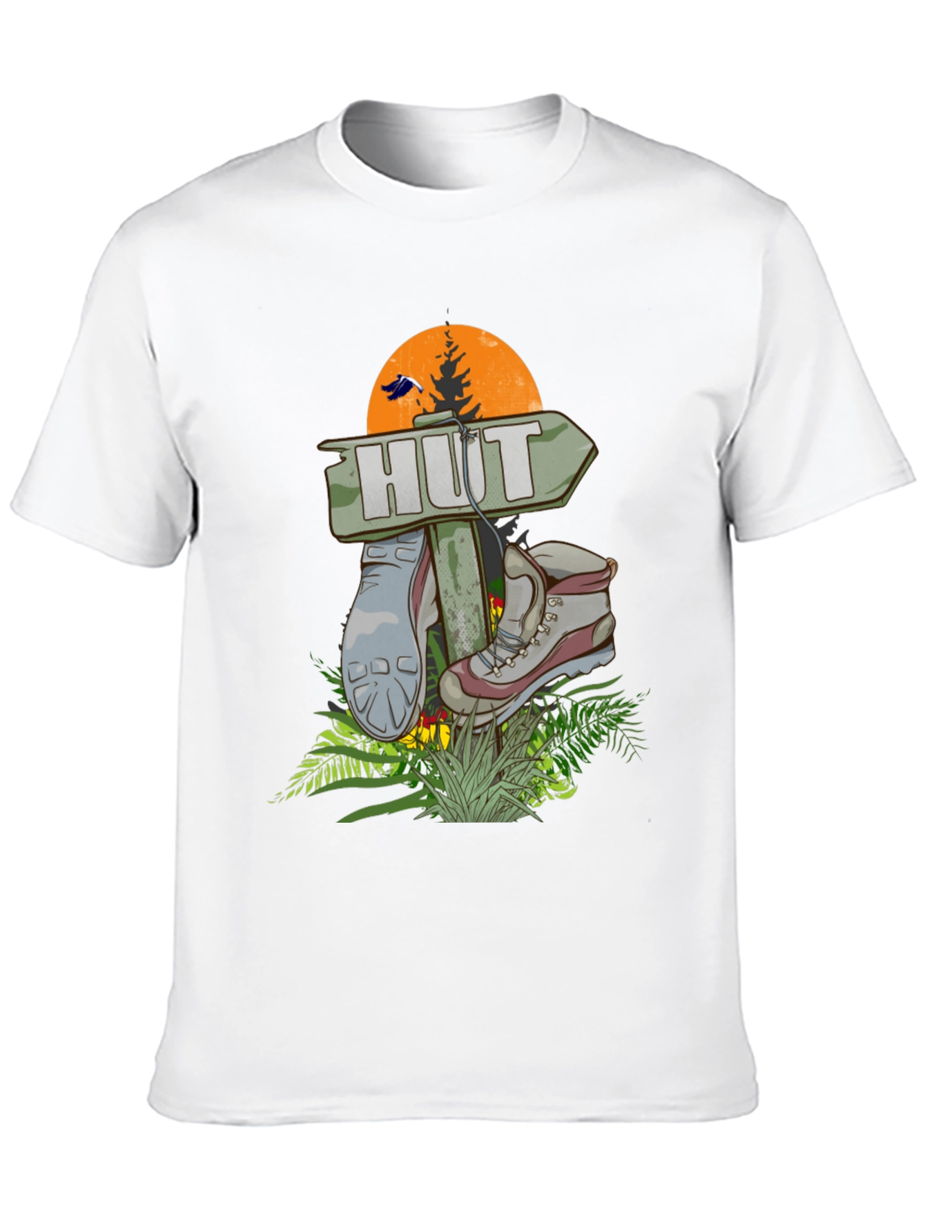 Hut Graphic Tee: Adventure Awaits!