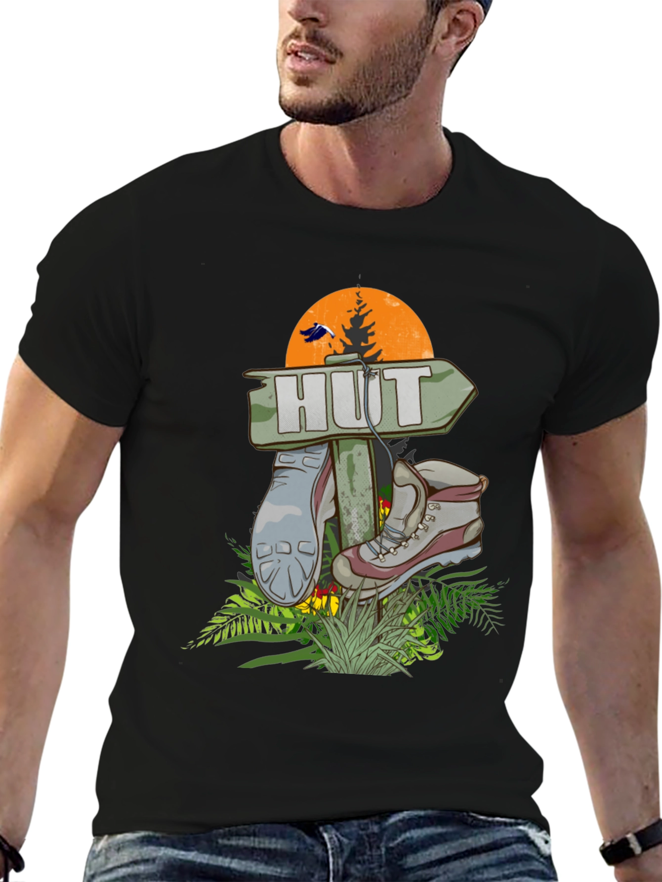 Hut Graphic Tee: Adventure Awaits!