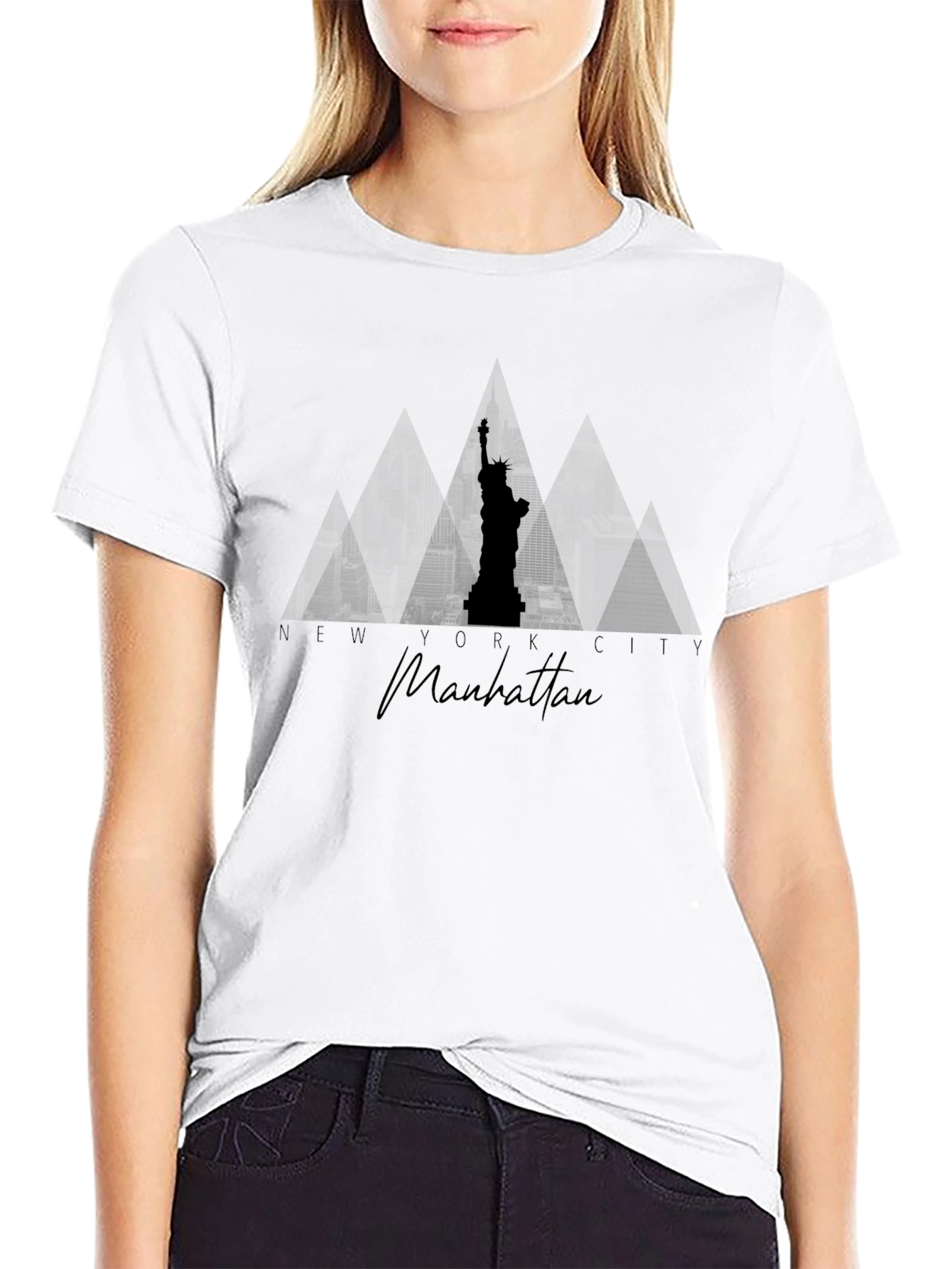 New York City Manhattan Silhouette T-Shirt