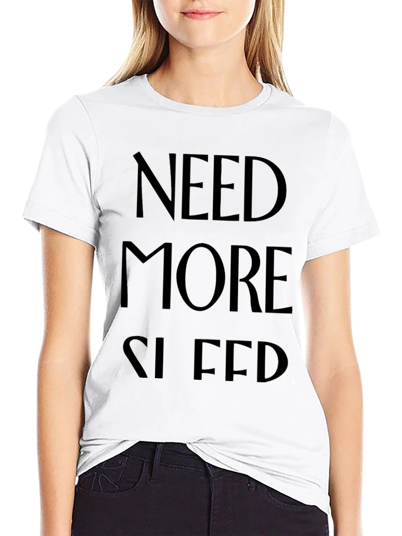 Need More Sleep Black T-Shirt