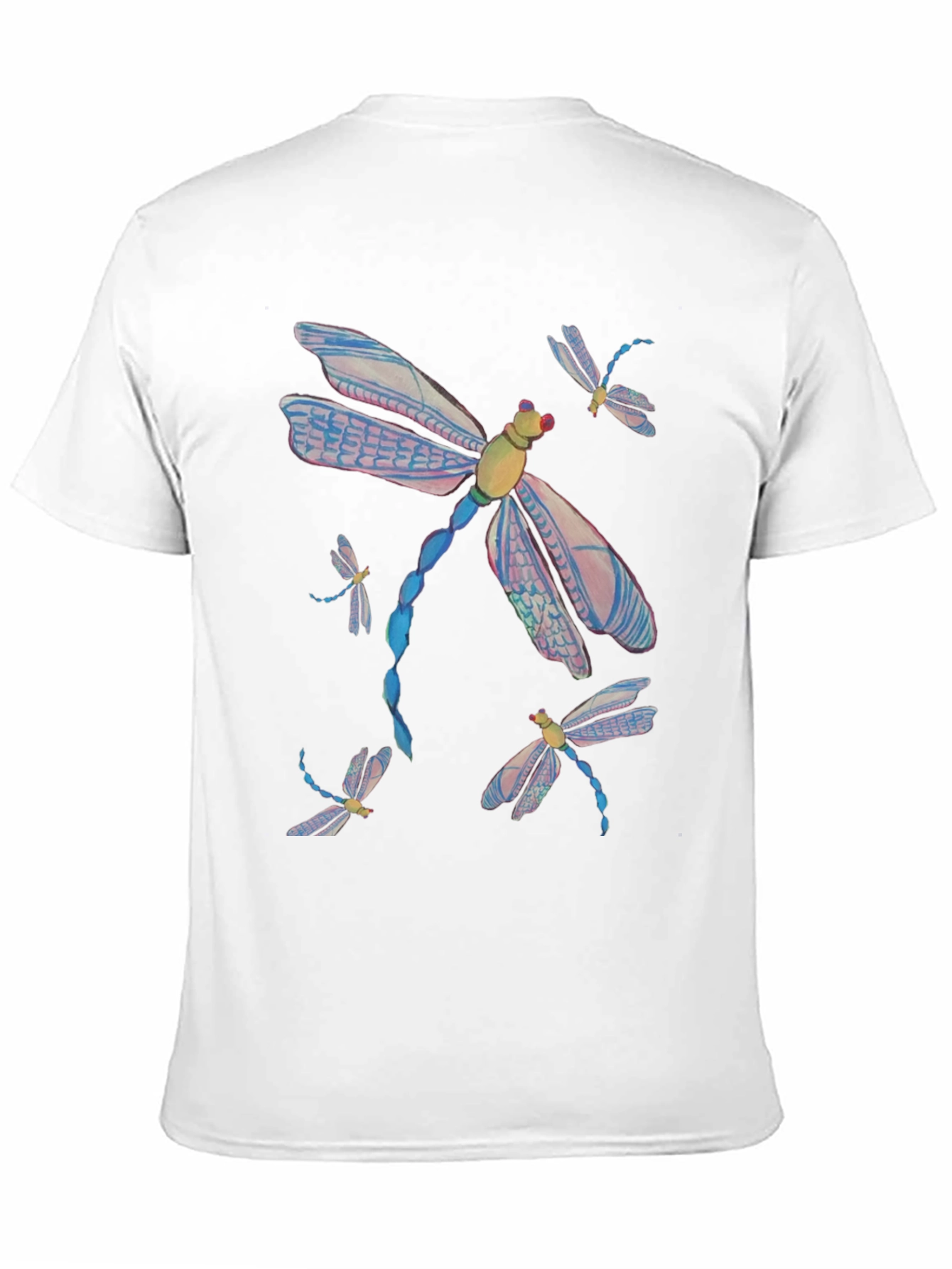 Dragonfly Graphic Tee - Mens Black T-Shirt