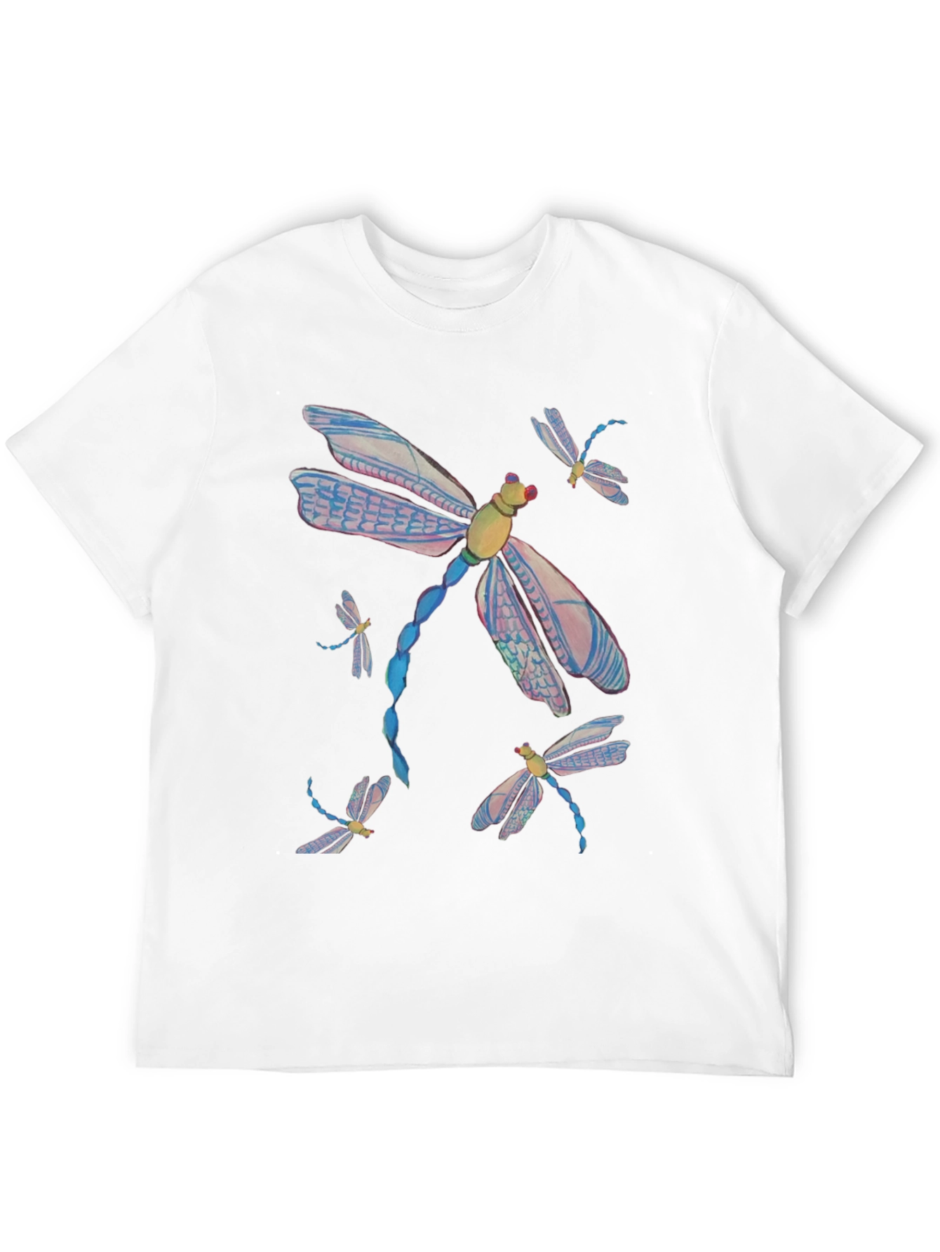 Dragonfly Graphic Tee - Mens Black T-Shirt