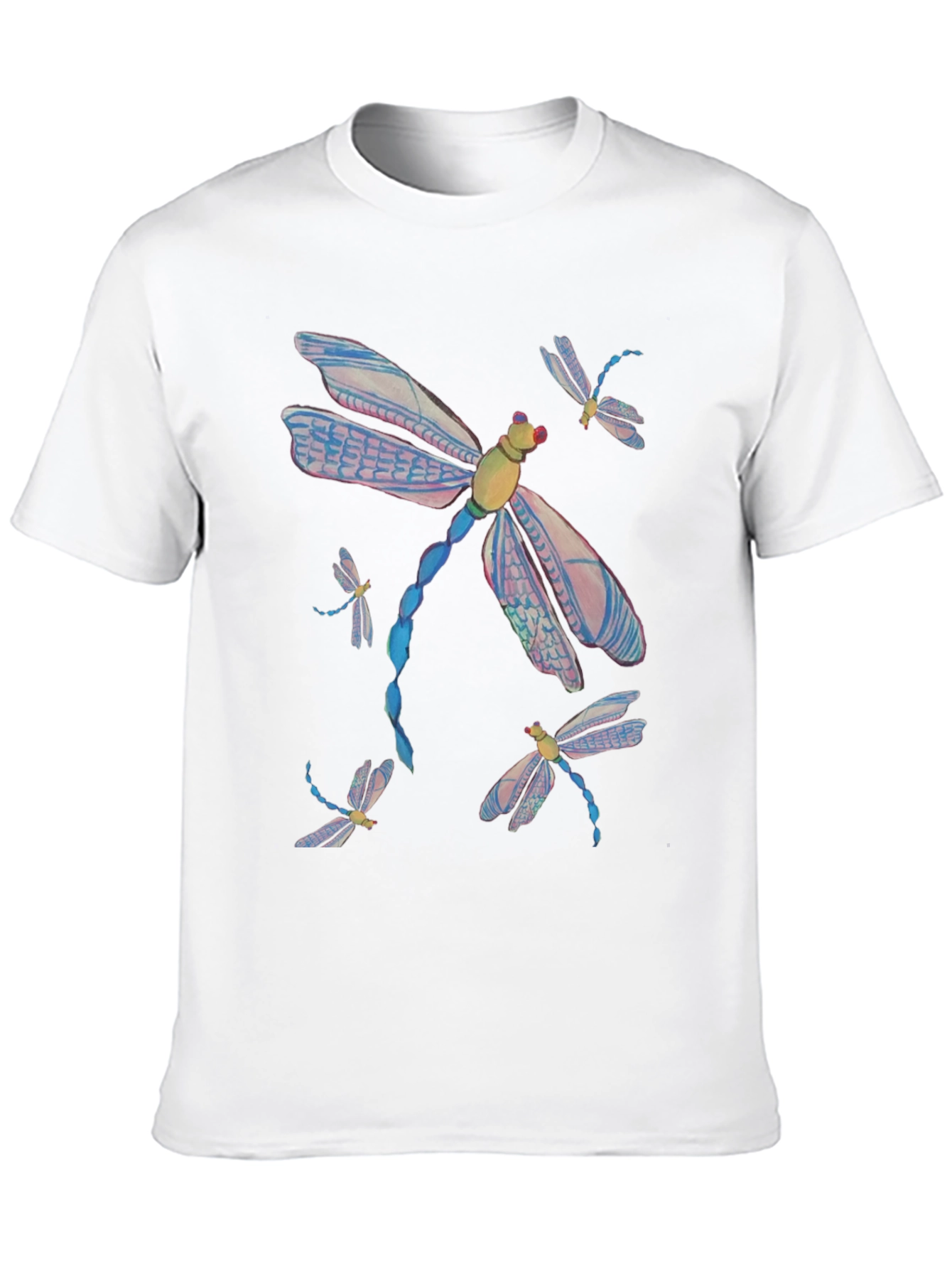 Dragonfly Graphic Tee - Mens Black T-Shirt