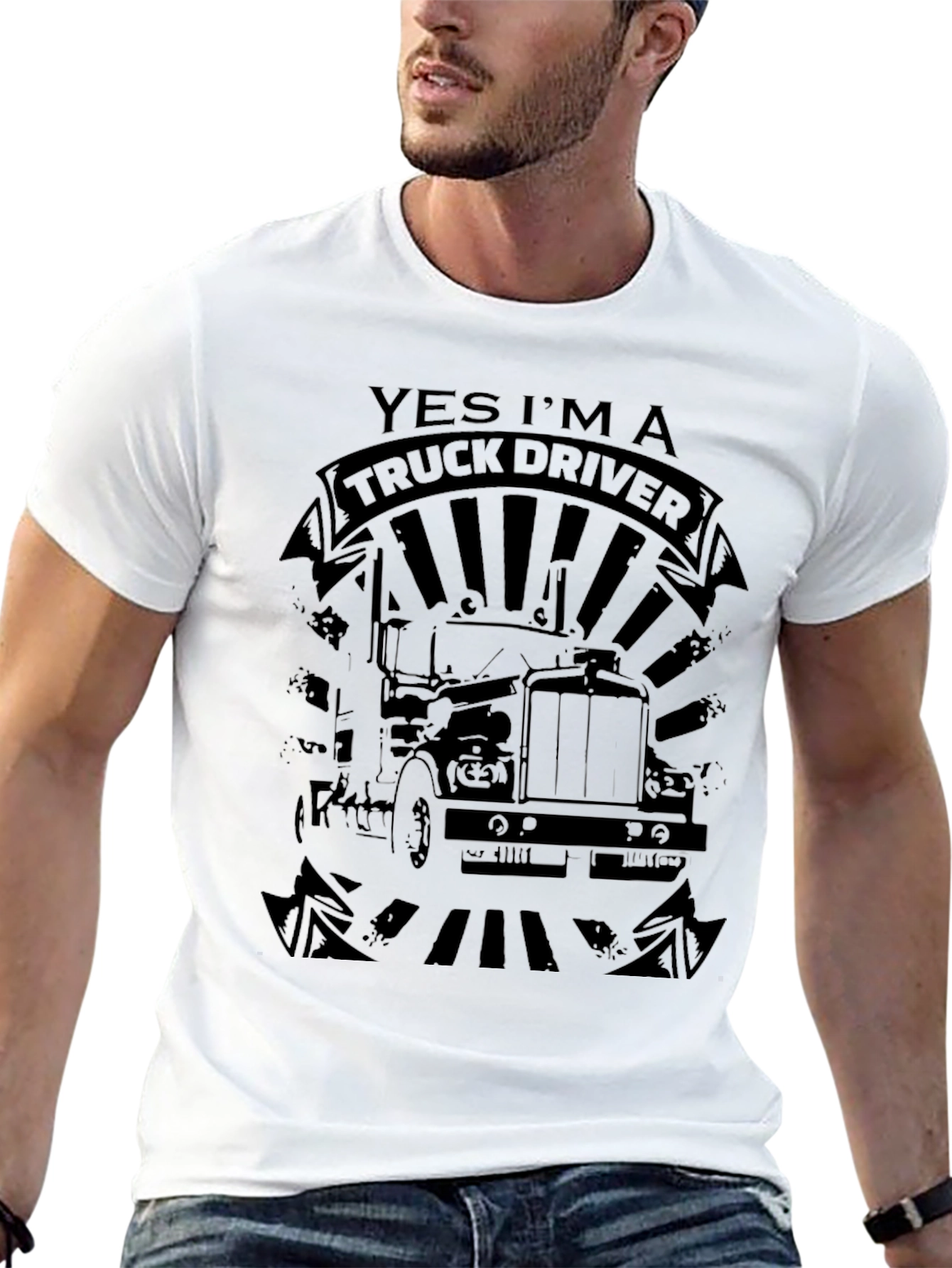 Yes Im a Truck Driver Graphic T-Shirt