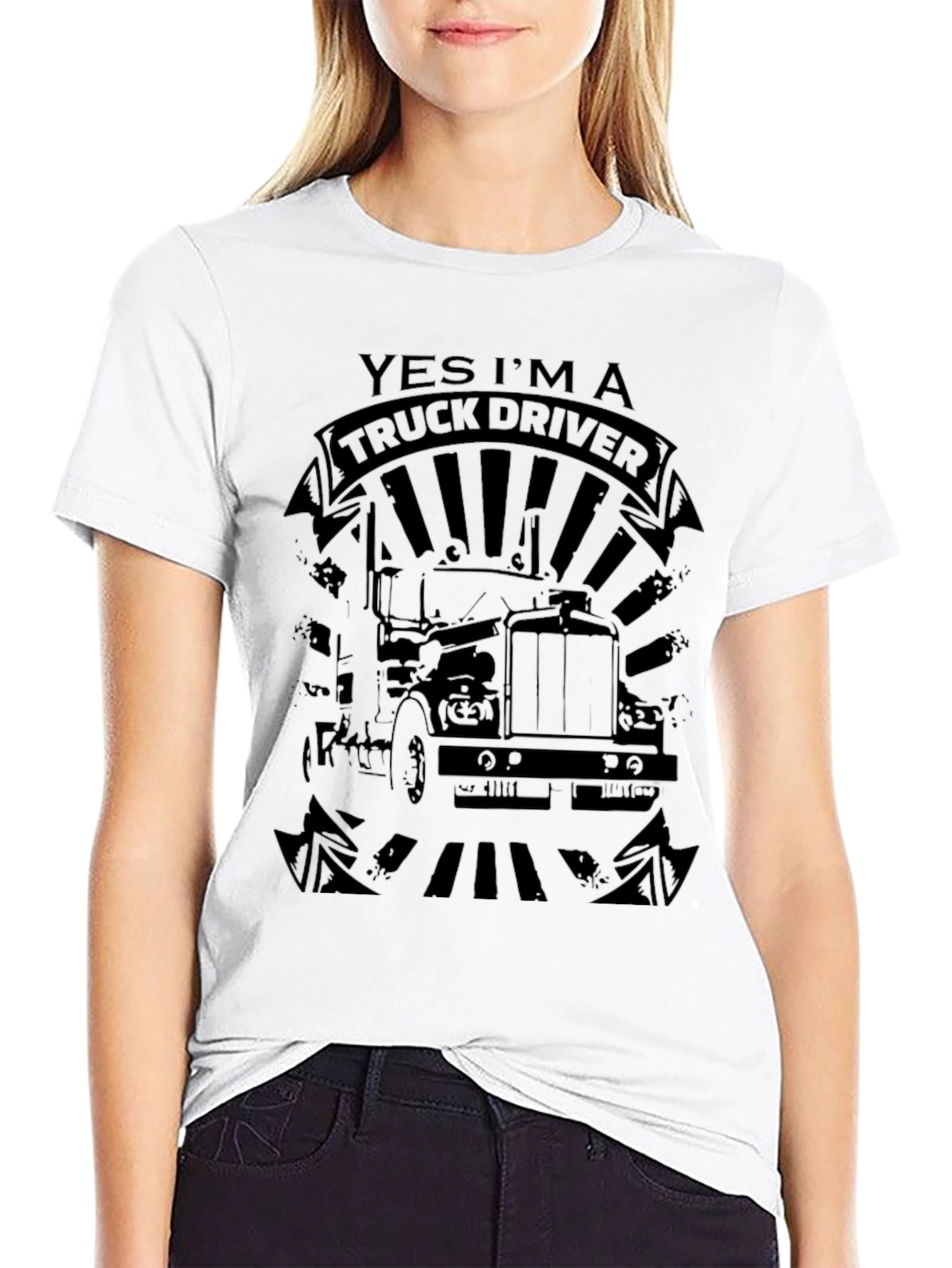 Yes Im a Truck Driver Graphic T-Shirt