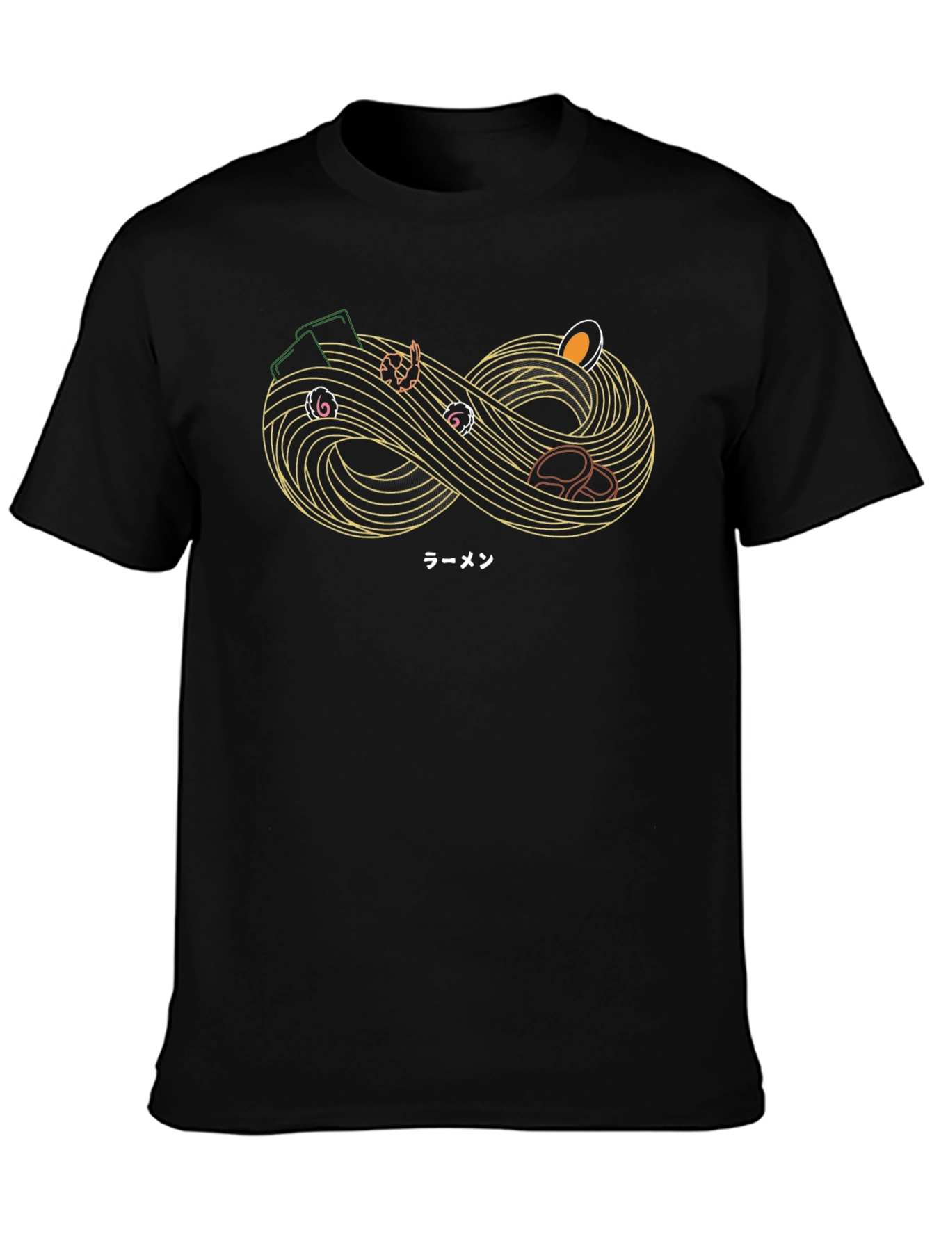 Ramen Infinity Loop Graphic T-Shirt - Unique Design