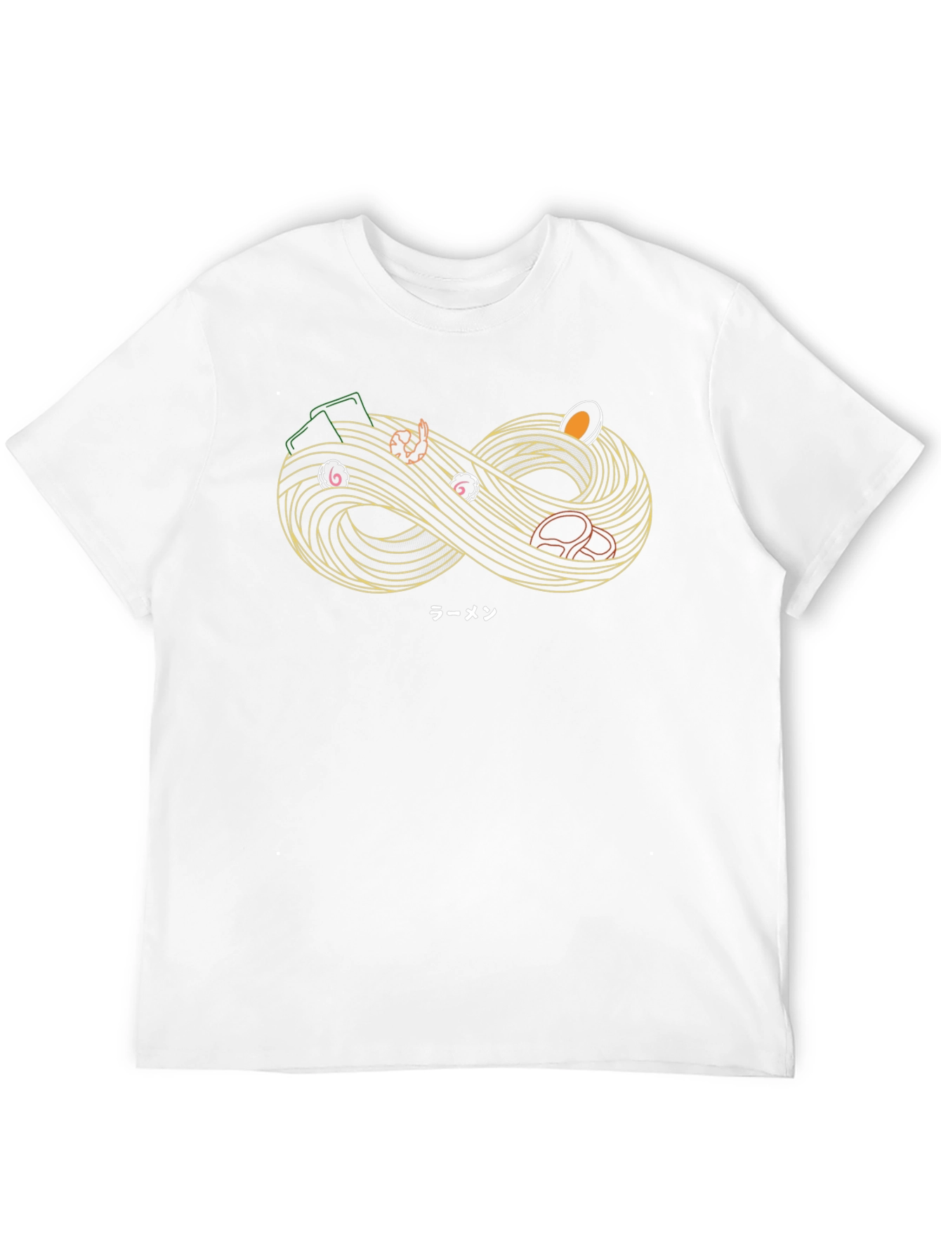 Ramen Infinity Loop Graphic T-Shirt - Unique Design