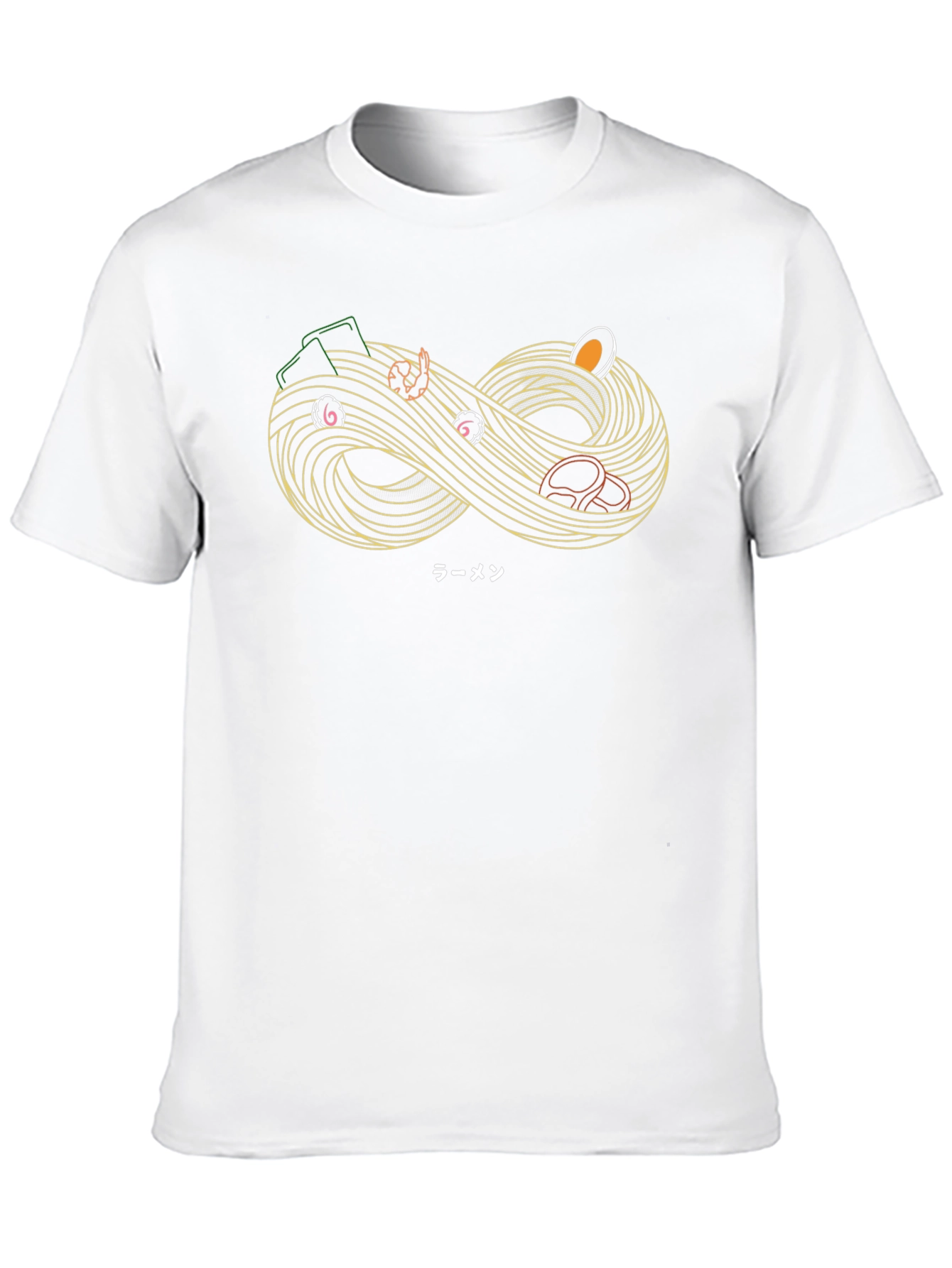 Ramen Infinity Loop Graphic T-Shirt - Unique Design