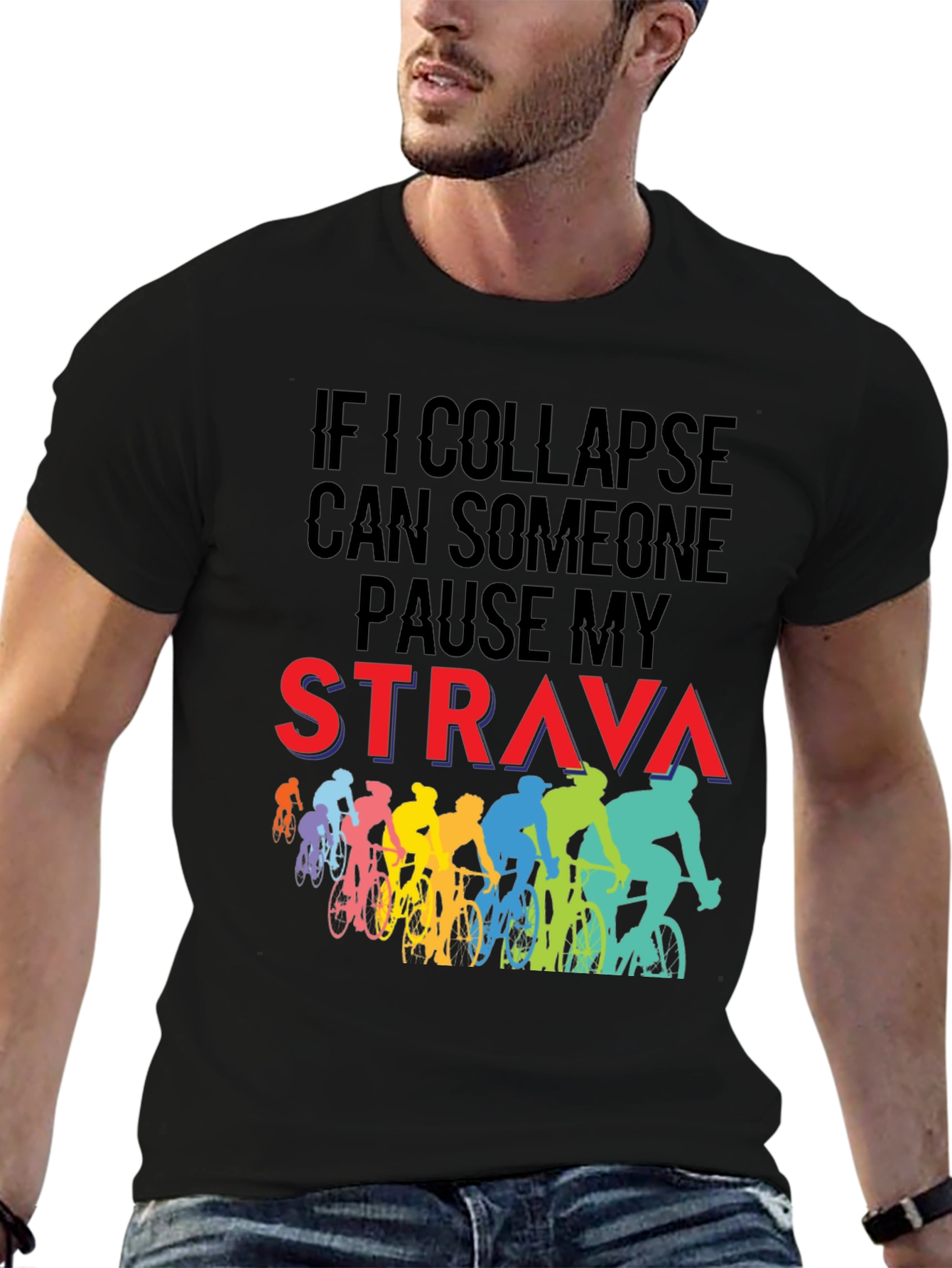 Funny Cycling Strava T-Shirt