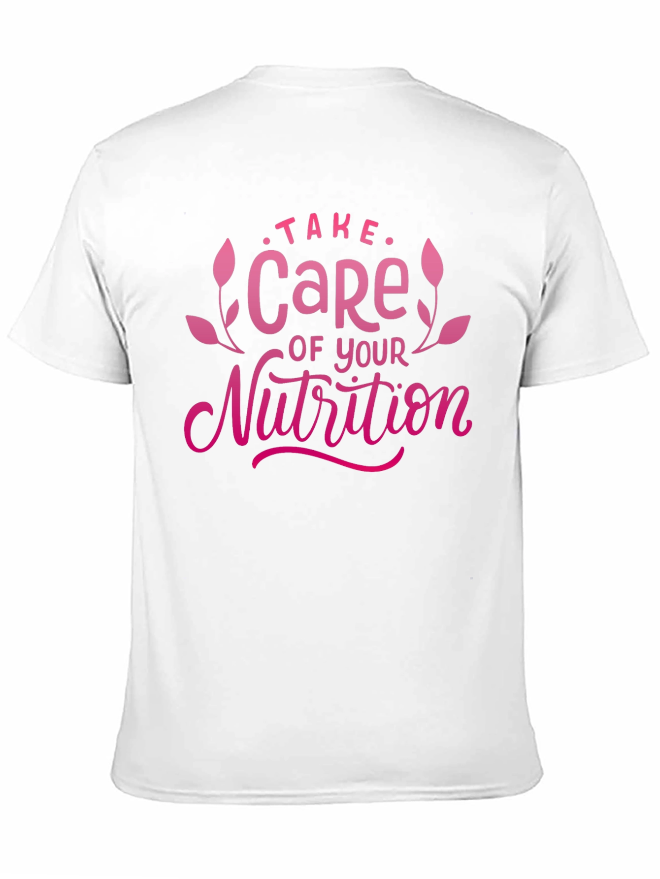 Take Care of Your Nutrition Graphic Tee Black T-Shirt