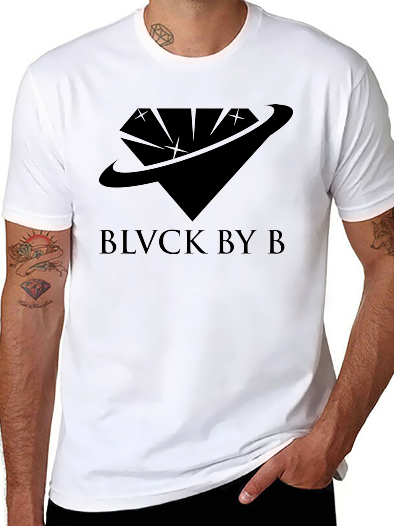 Black Diamond Tee - BLVCK BY B Graphic T-Shirt