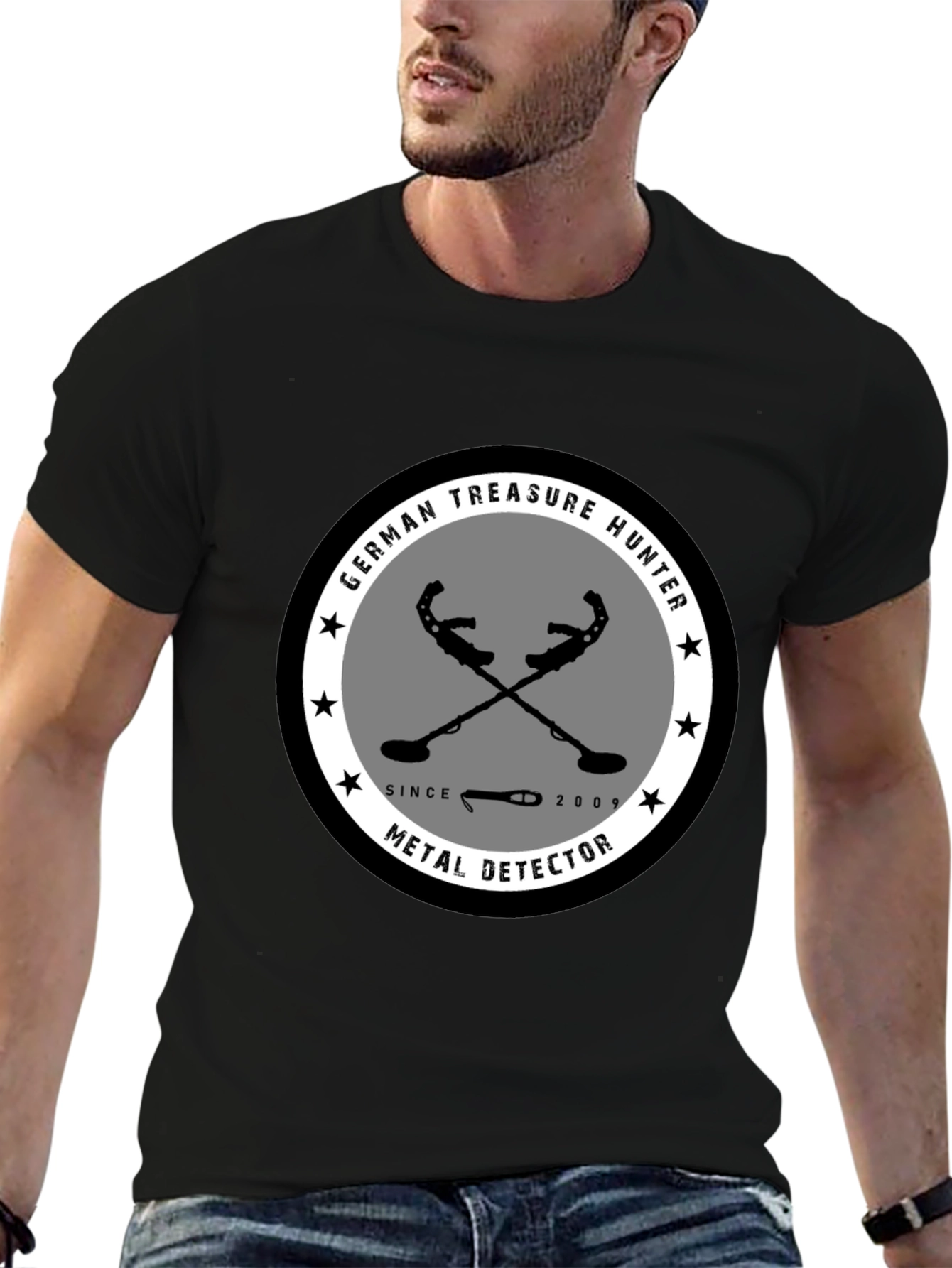 German Treasure Hunter Metal Detector T-Shirt