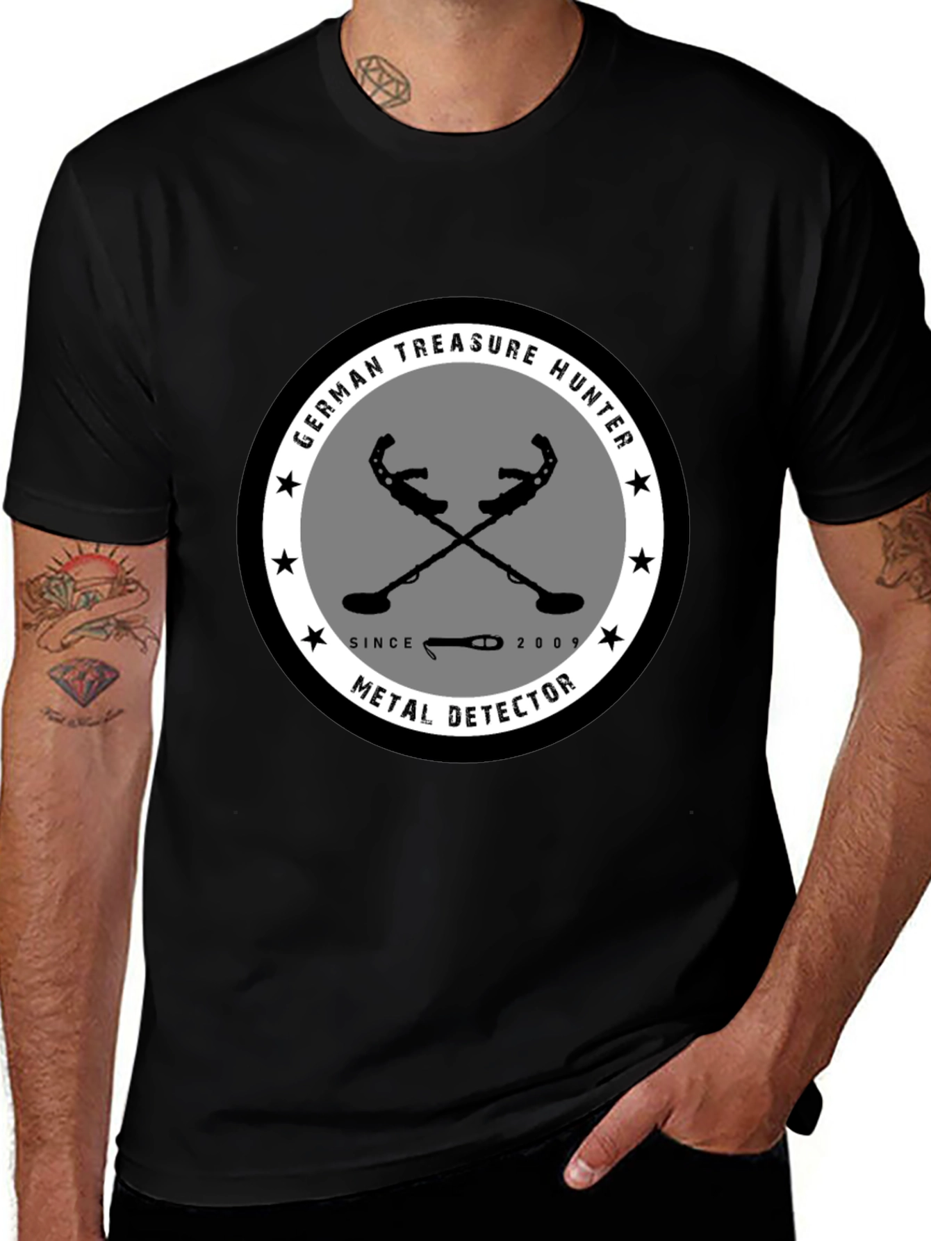German Treasure Hunter Metal Detector T-Shirt