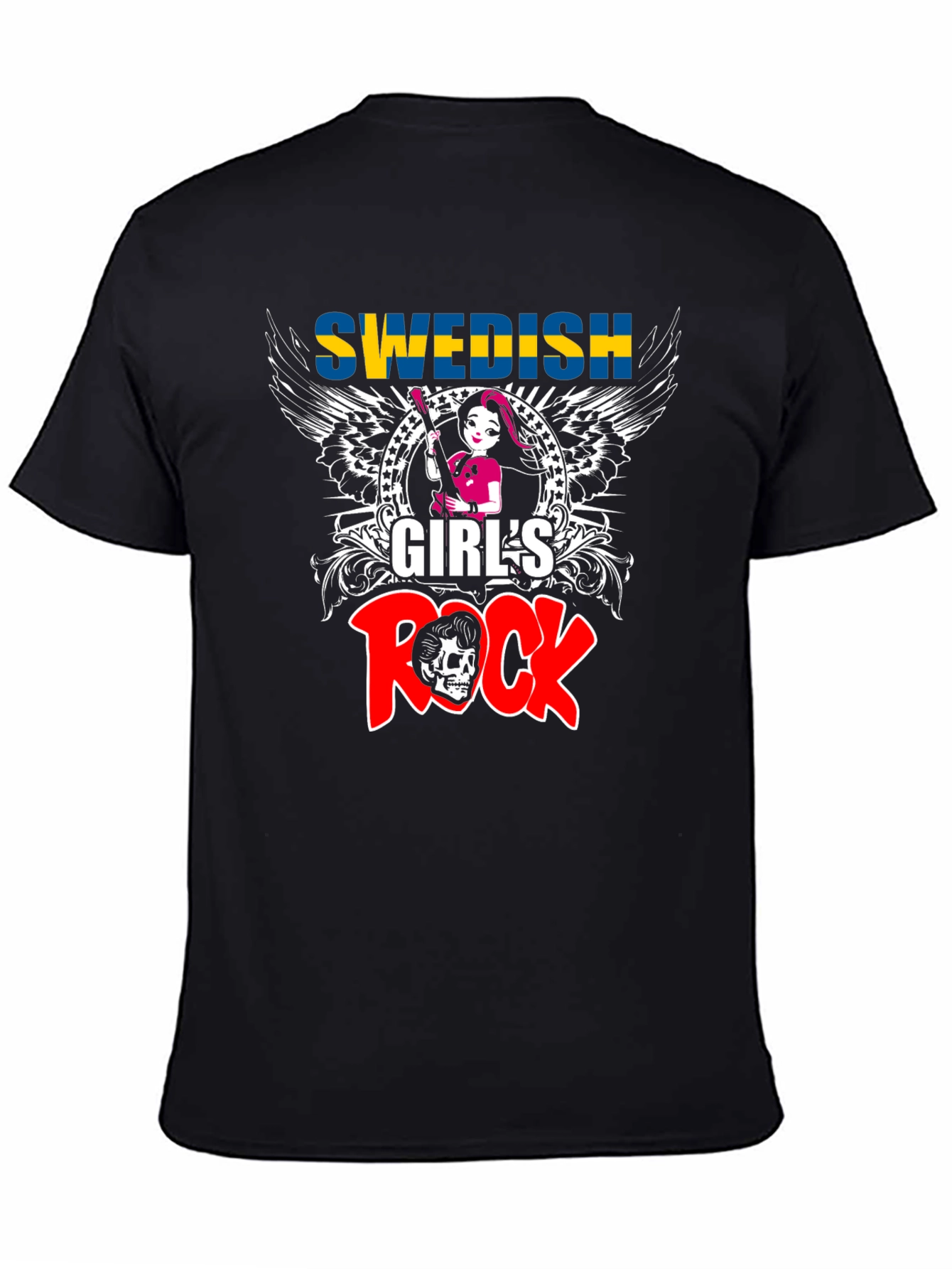 Swedish Girls Rock T-Shirt - Music Lover Tee
