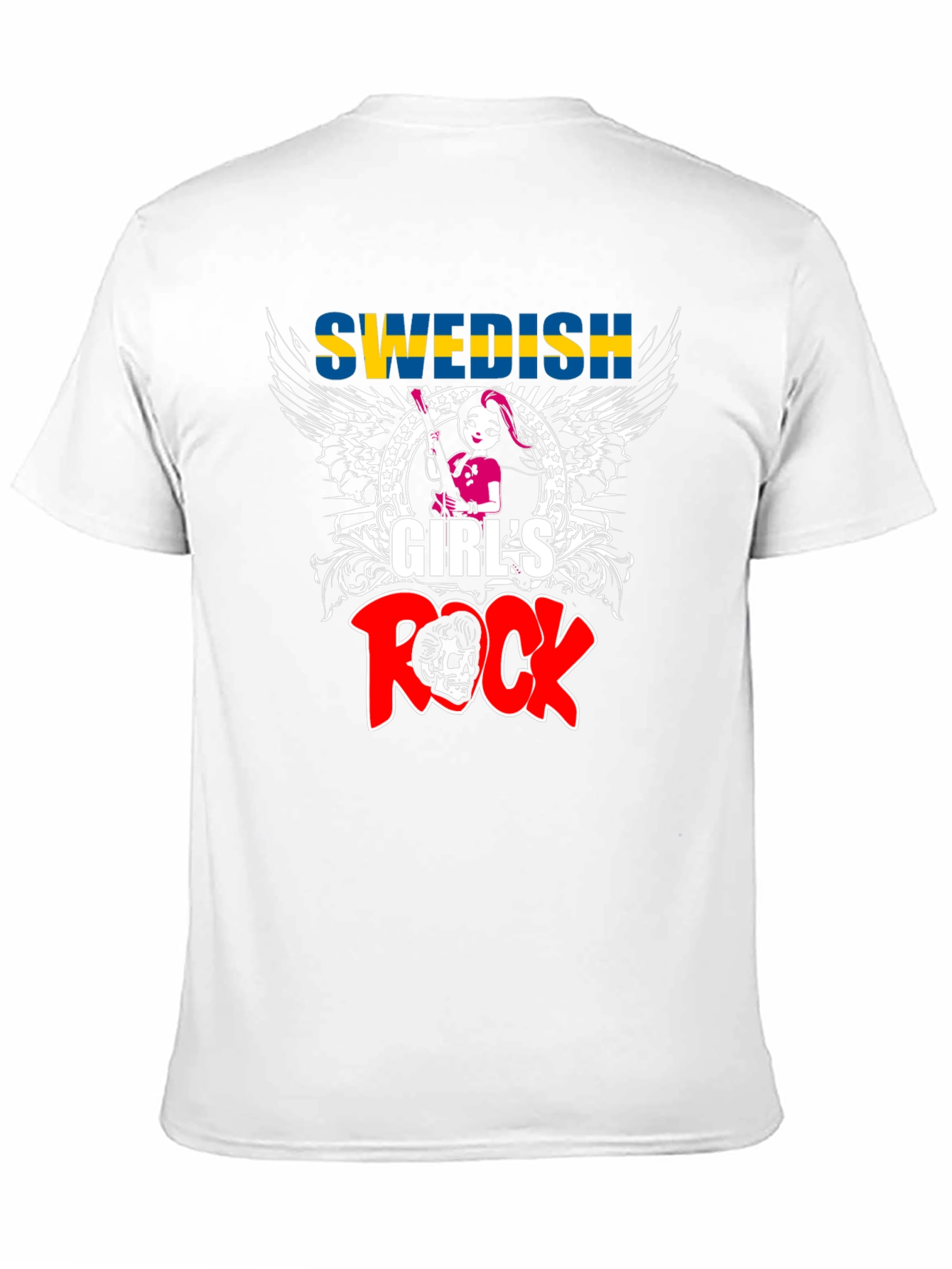 Swedish Girls Rock T-Shirt - Music Lover Tee