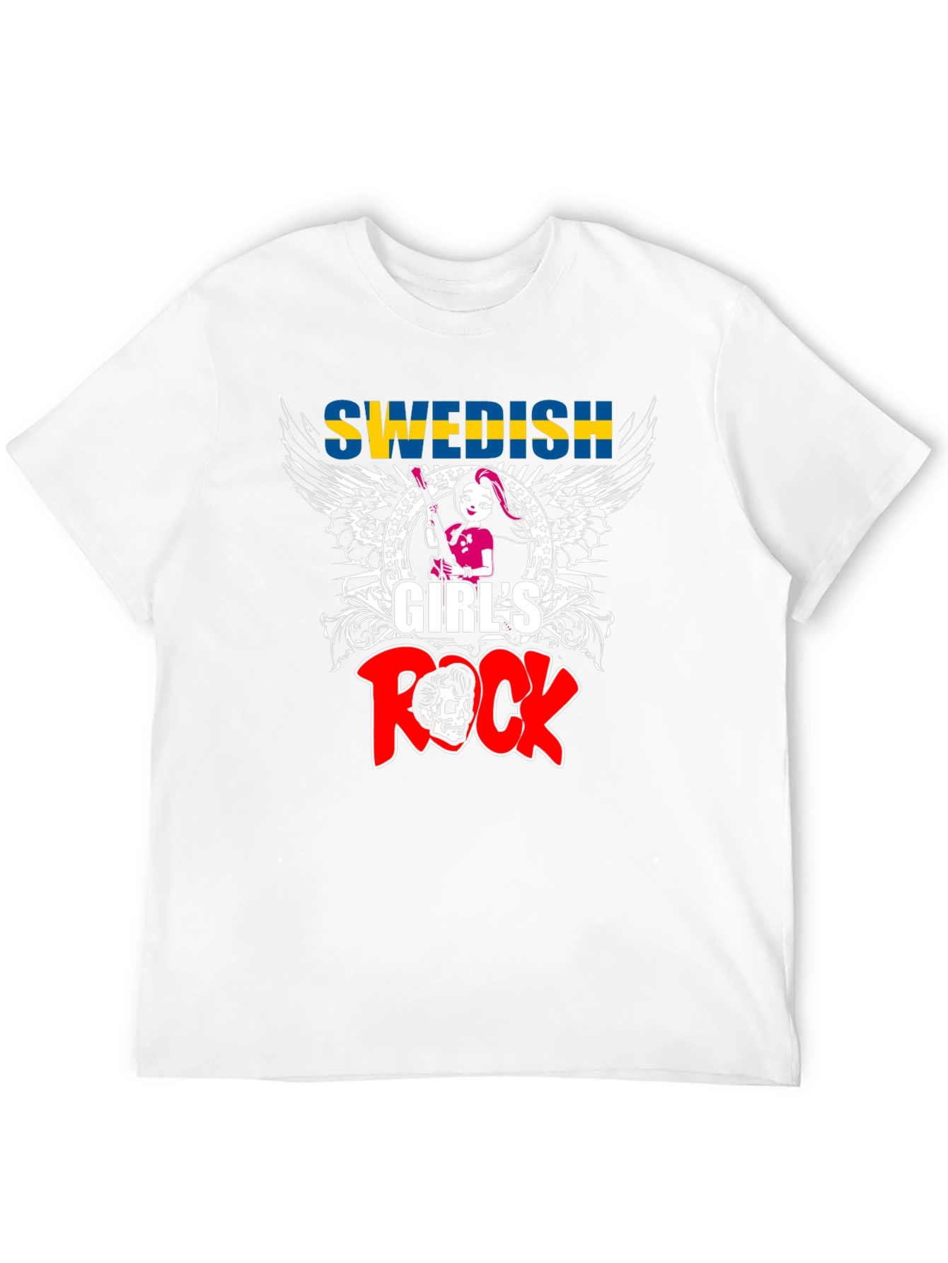 Swedish Girls Rock T-Shirt - Music Lover Tee