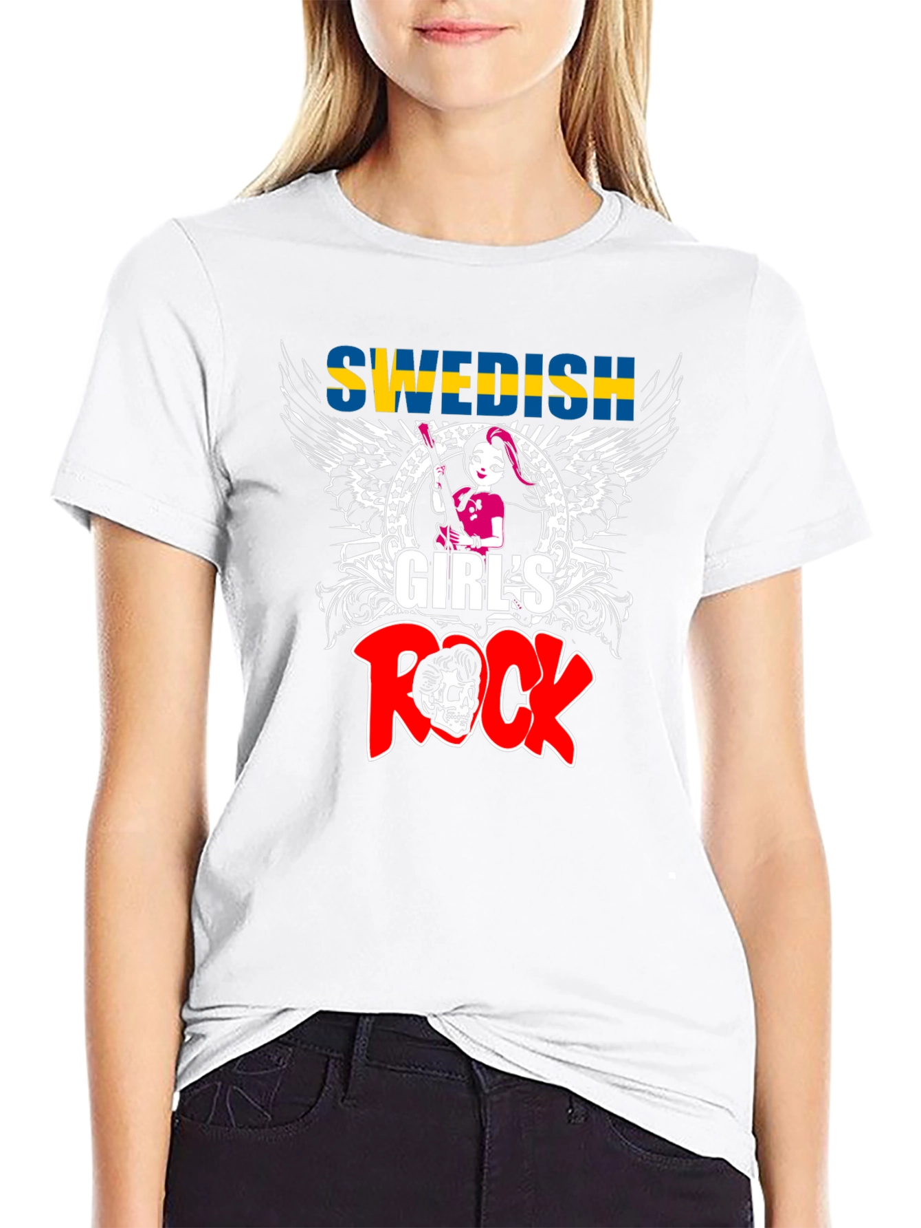 Swedish Girls Rock T-Shirt - Music Lover Tee