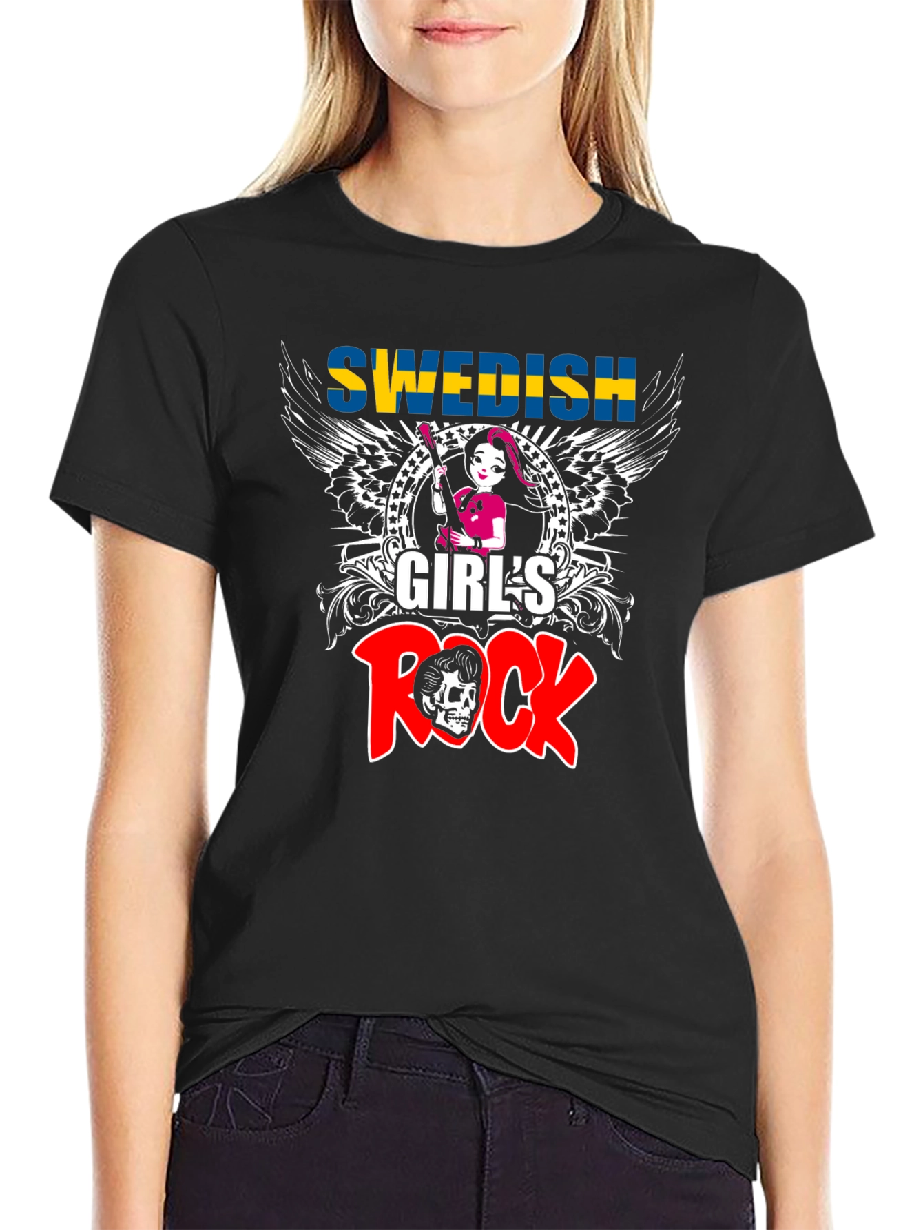 Swedish Girls Rock T-Shirt - Music Lover Tee