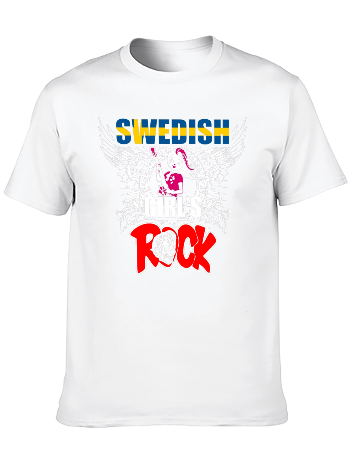Swedish Girls Rock T-Shirt - Music Lover Tee