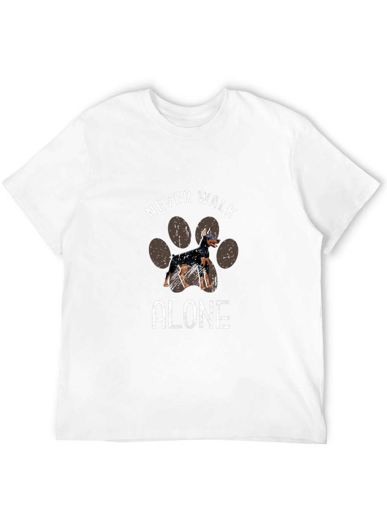 Never Walk Alone Dog T-Shirt