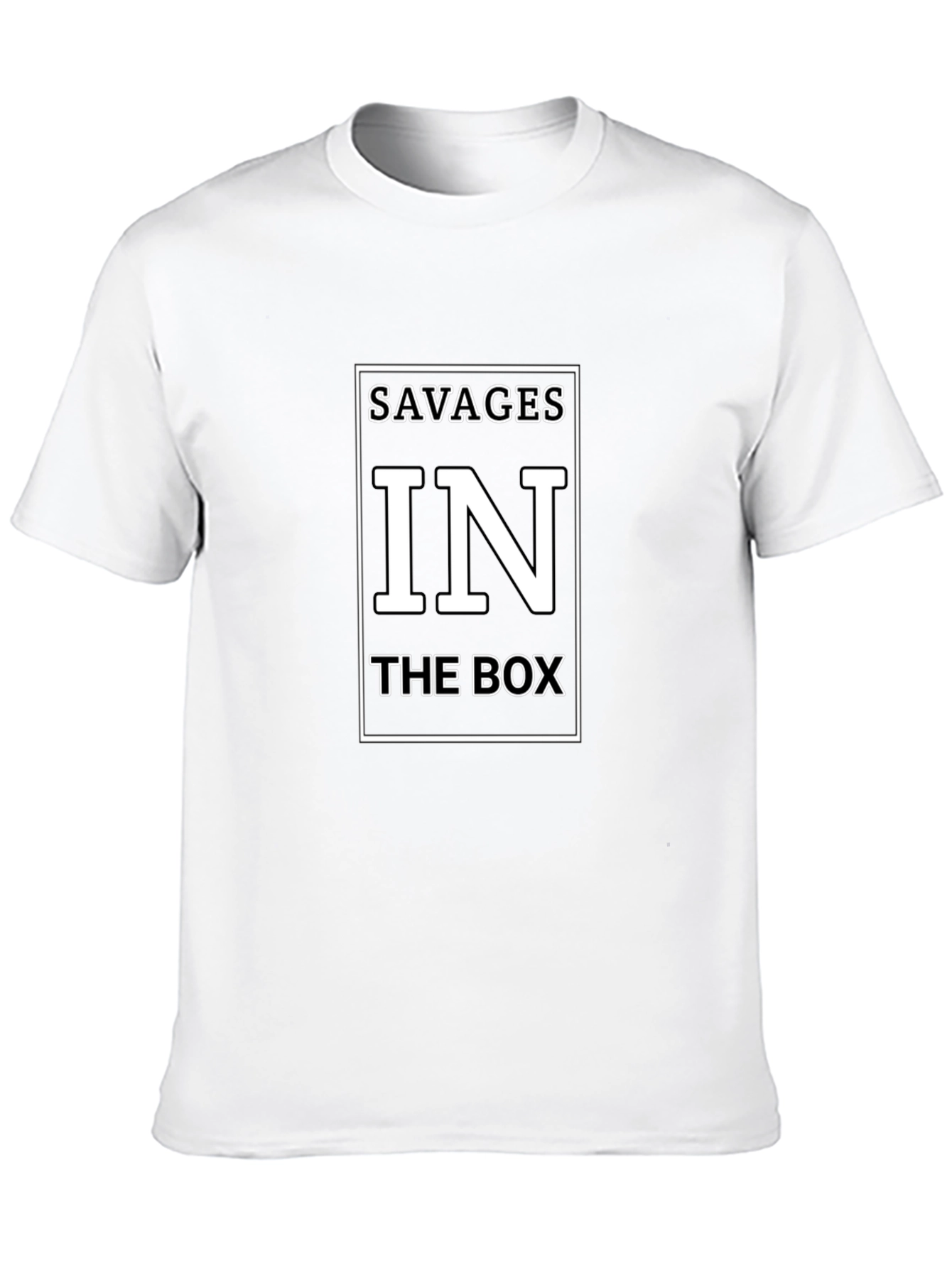 Savages in The Box Graphic T-Shirt - Black