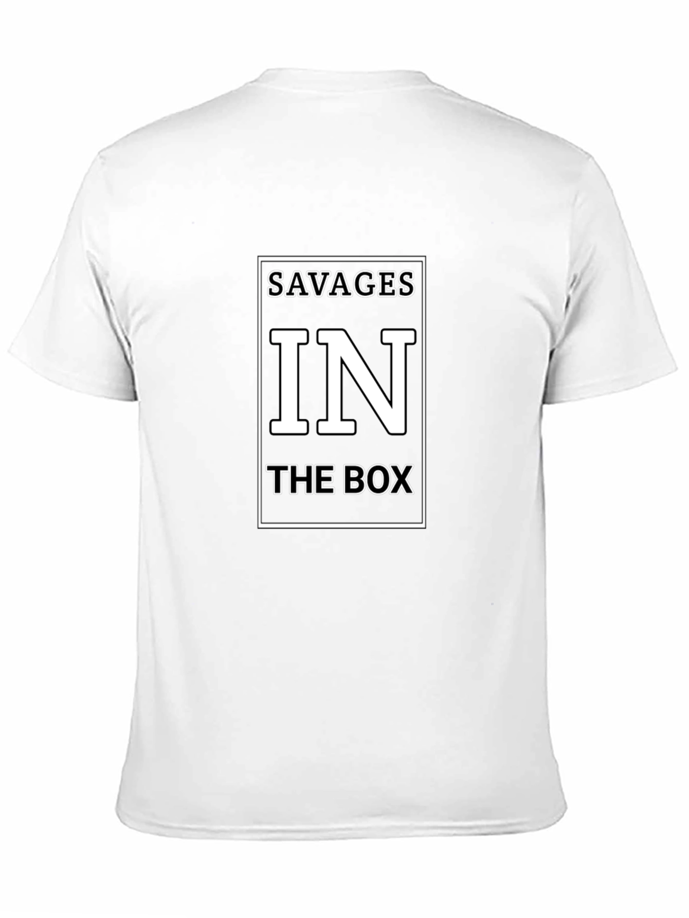 Savages in The Box Graphic T-Shirt - Black