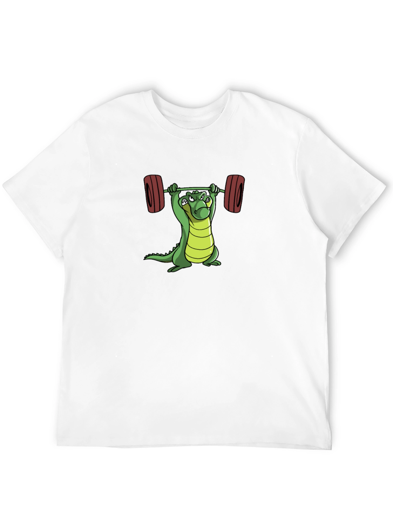 Funny Gym Alligator Weightlifting T-Shirt