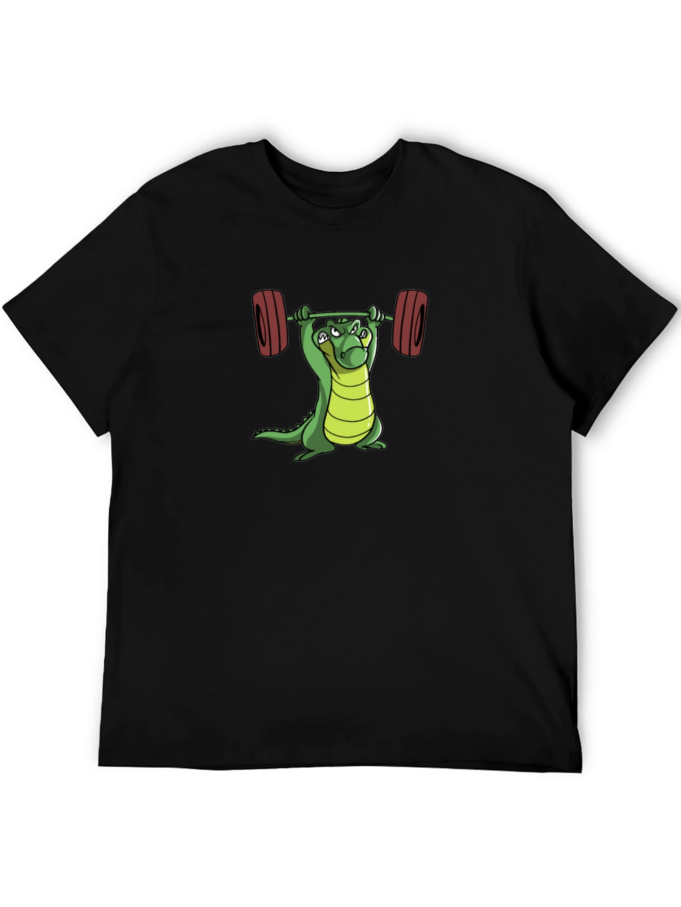 Funny Gym Alligator Weightlifting T-Shirt