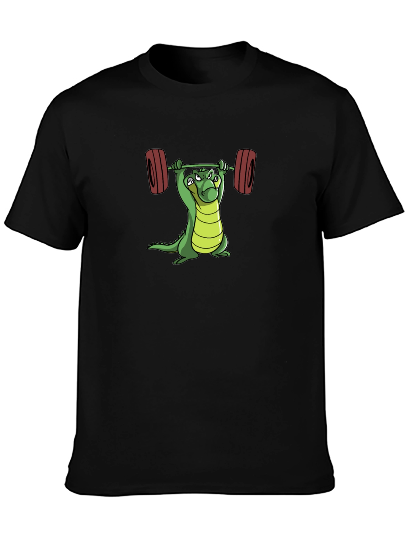 Funny Gym Alligator Weightlifting T-Shirt