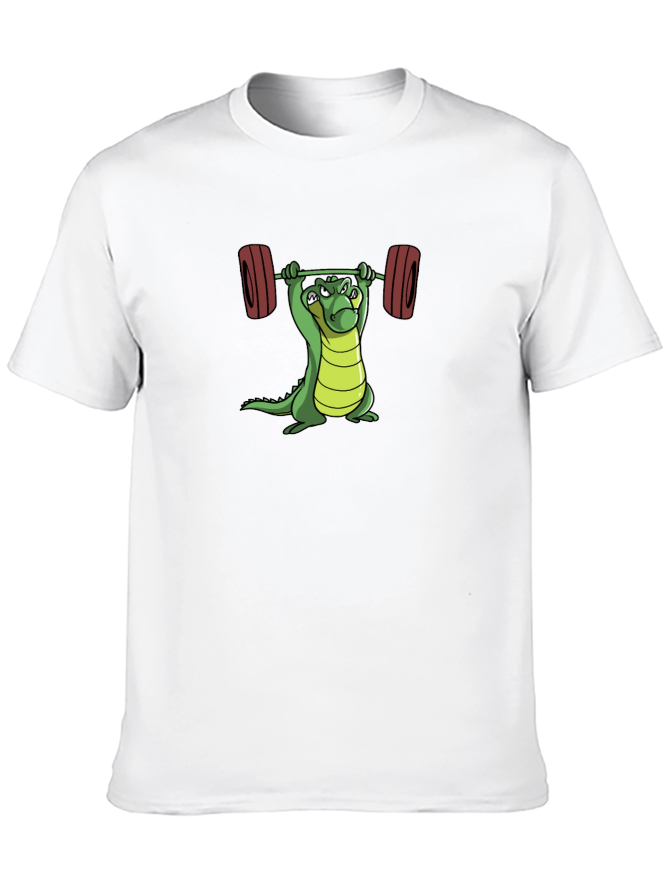 Funny Gym Alligator Weightlifting T-Shirt