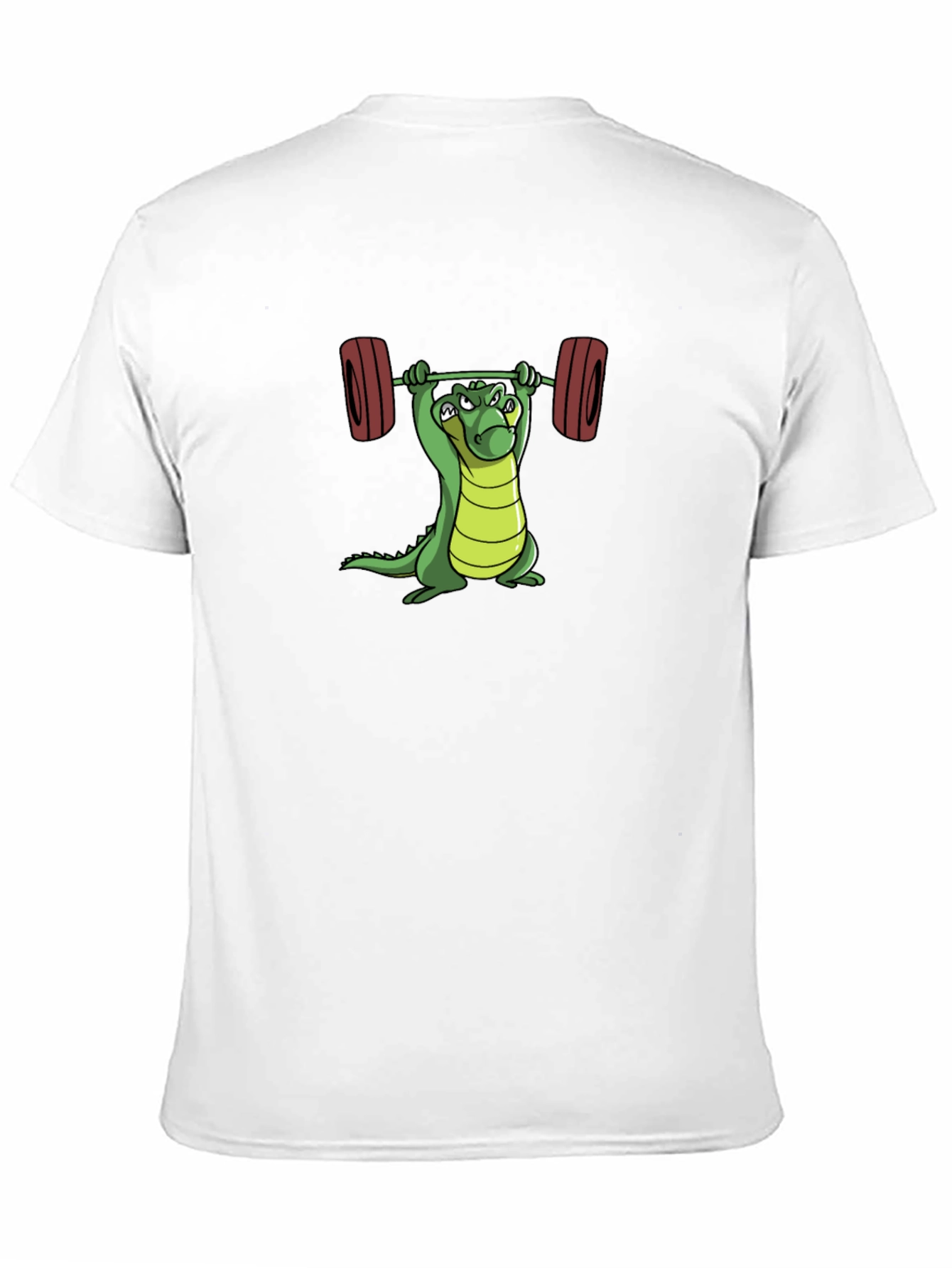 Funny Gym Alligator Weightlifting T-Shirt