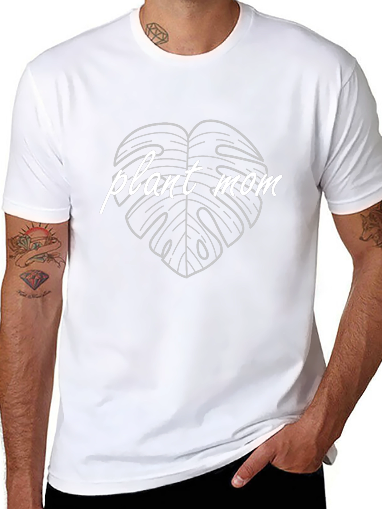 Plant Mom Graphic Tee - Black