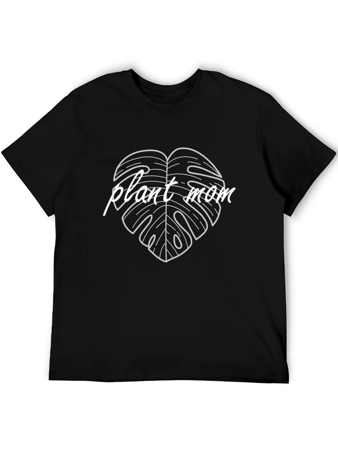 Plant Mom Graphic Tee - Black