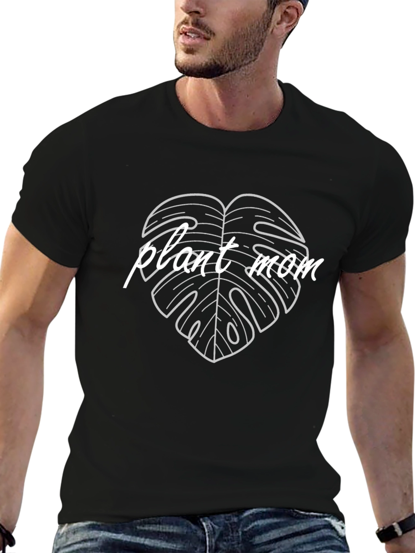 Plant Mom Graphic Tee - Black