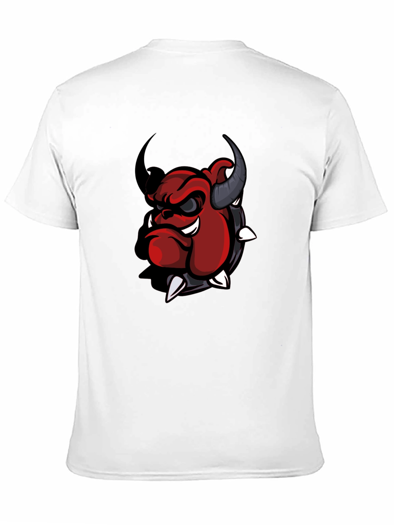 Cool Devil Bulldog Graphic T-Shirt
