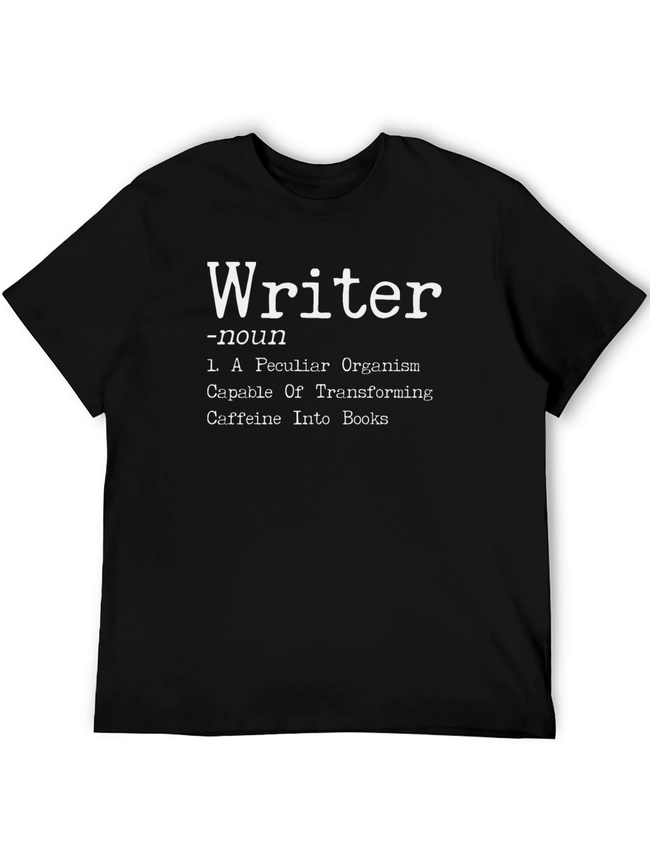 Writer Noun Definition Black Graphic T-Shirt