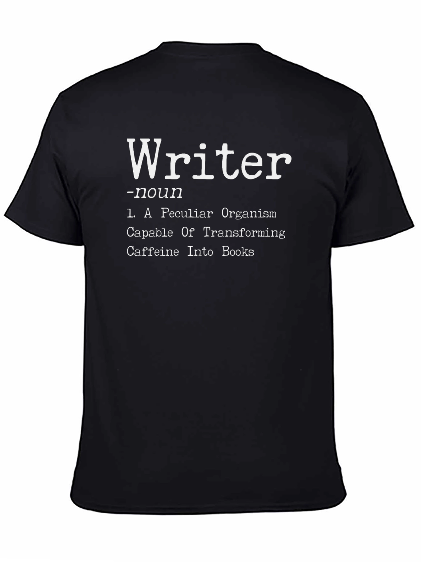 Writer Noun Definition Black Graphic T-Shirt