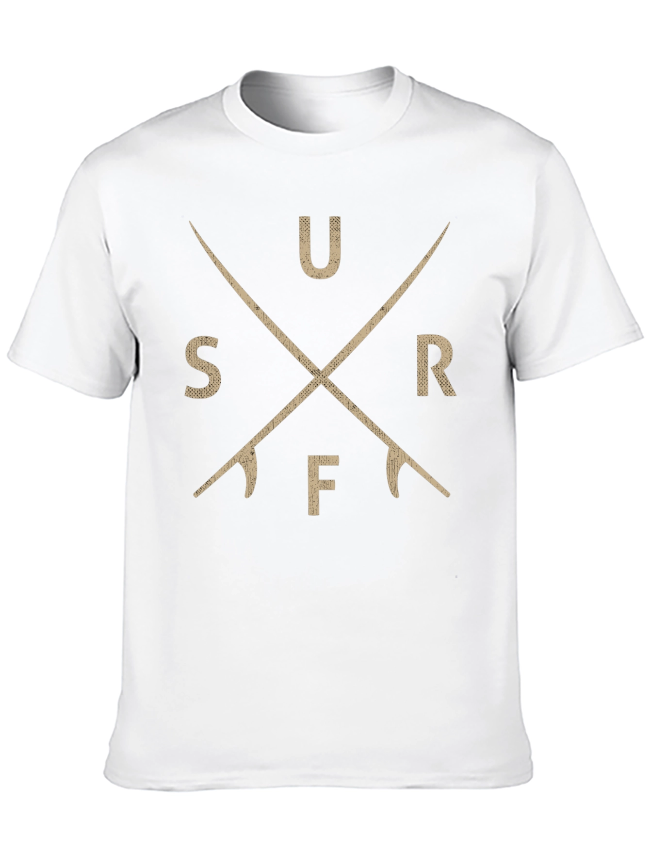 Surfboard Cross T-Shirt - Black