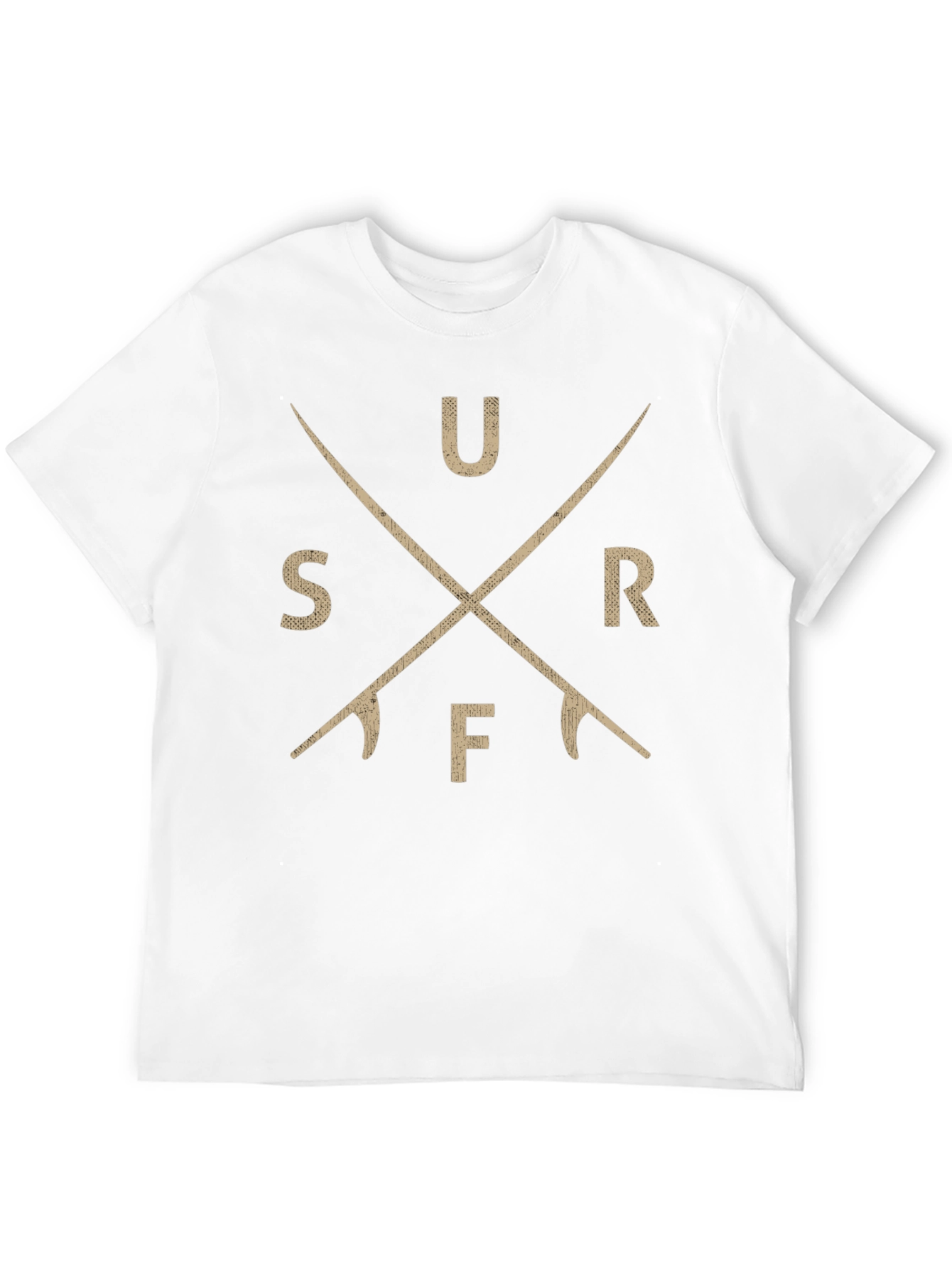 Surfboard Cross T-Shirt - Black