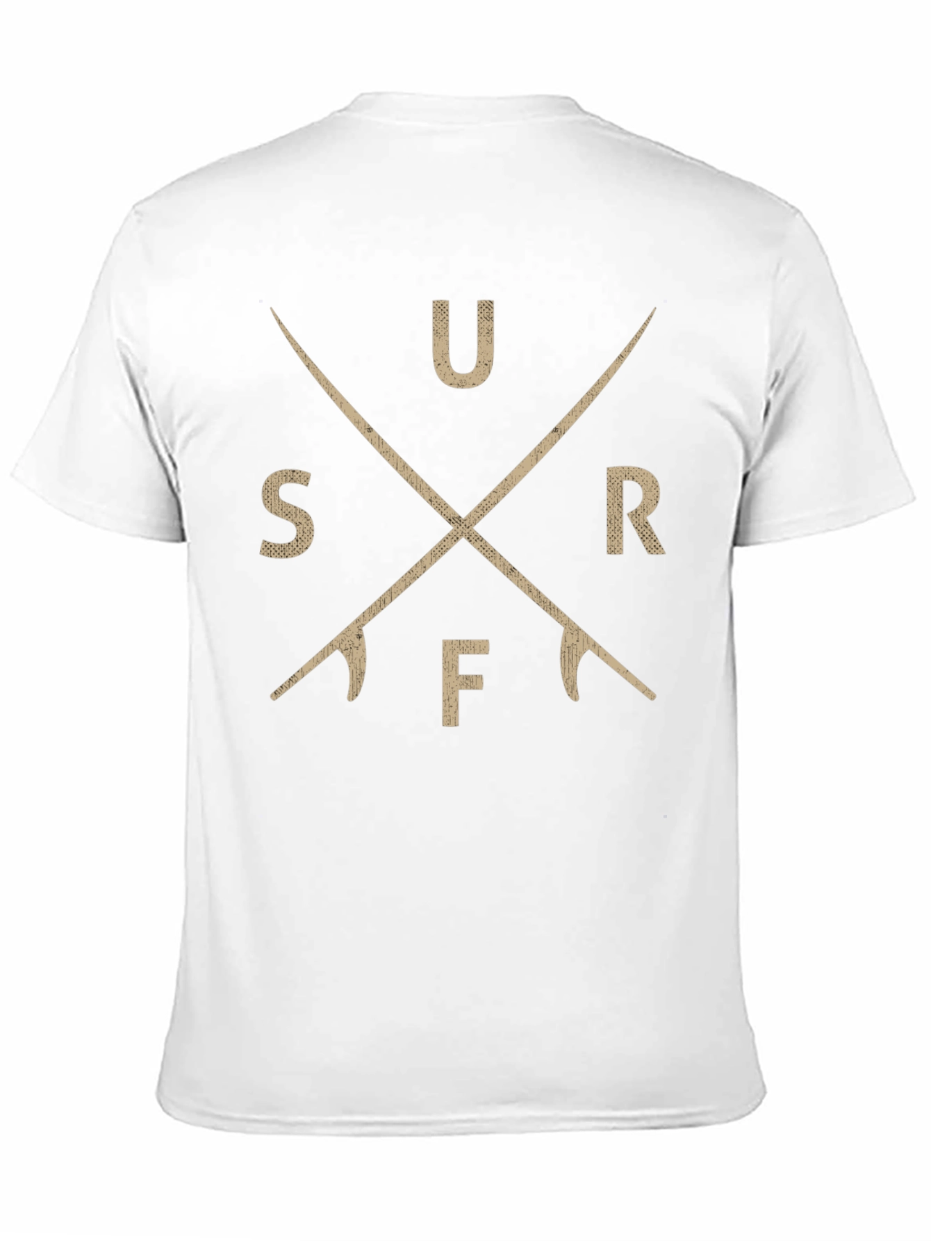 Surfboard Cross T-Shirt - Black