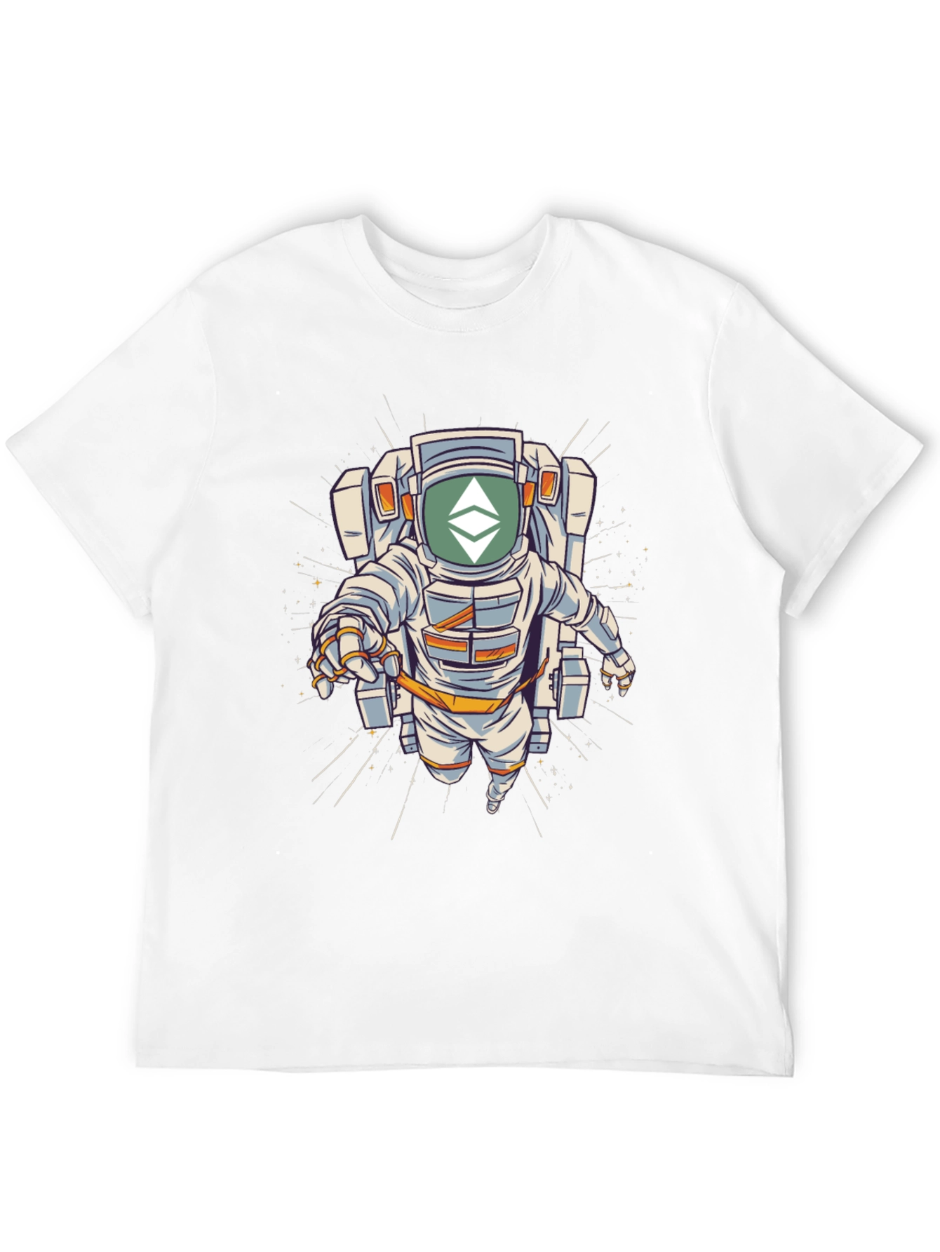 Ethereum Astronaut Black T-Shirt