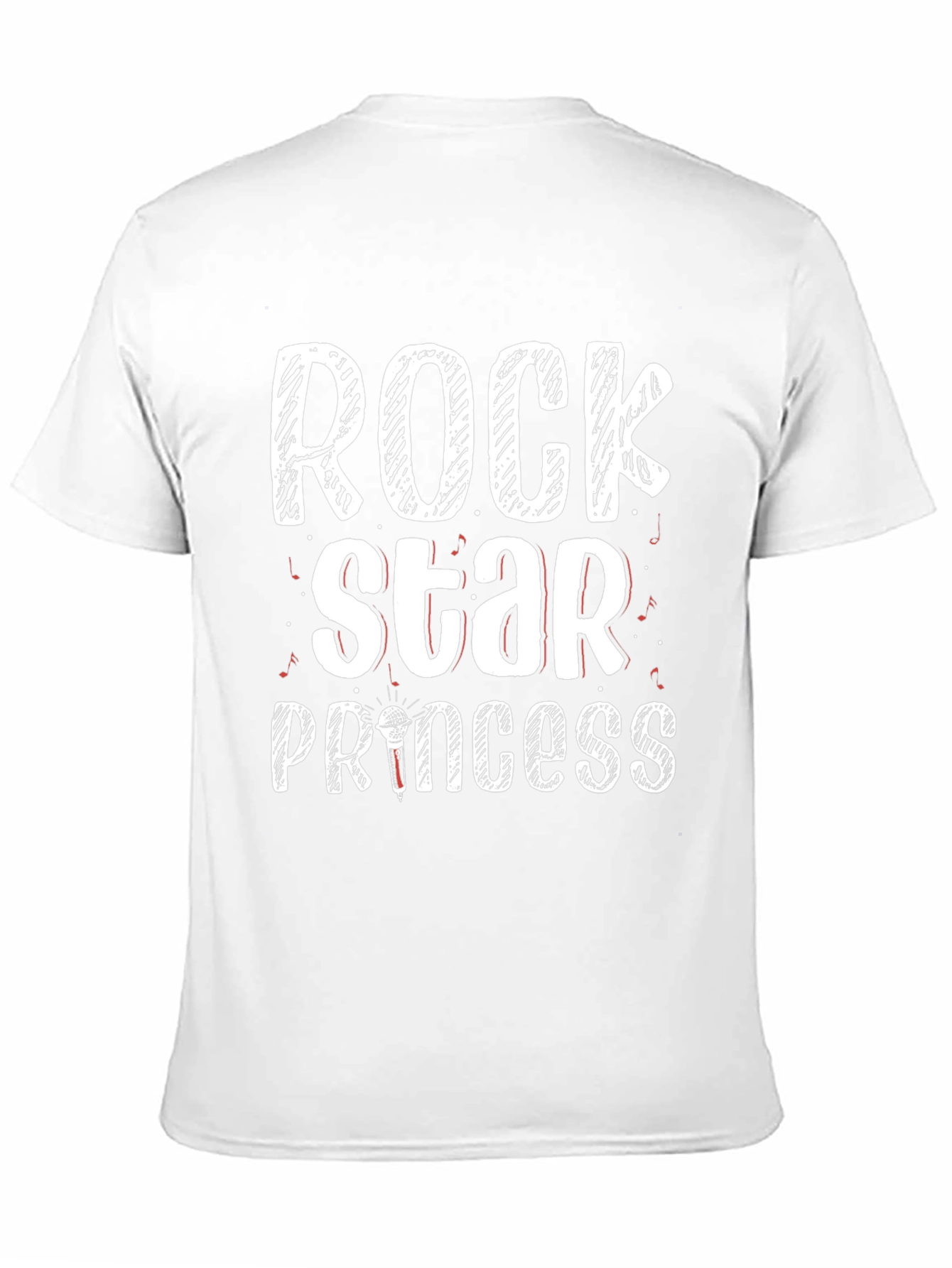 Rock Star Princess Black Graphic Tee
