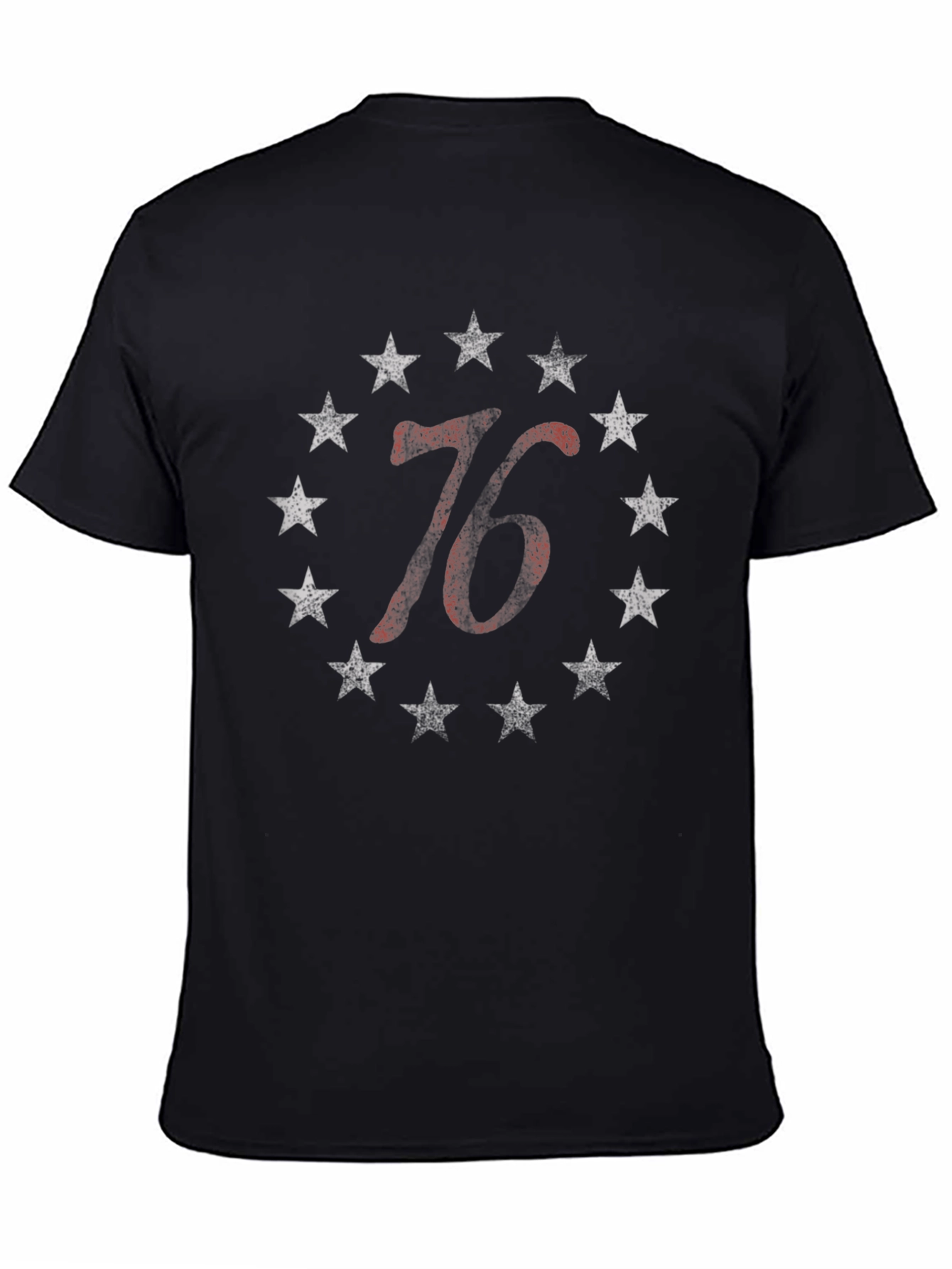 Patriotic 76 Stars Graphic T-Shirt