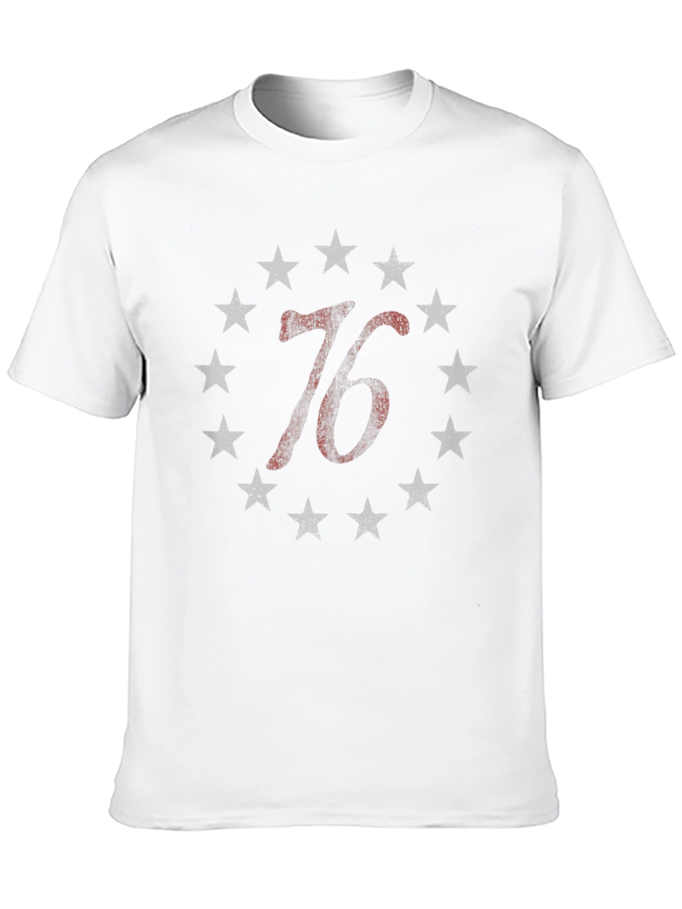 Patriotic 76 Stars Graphic T-Shirt