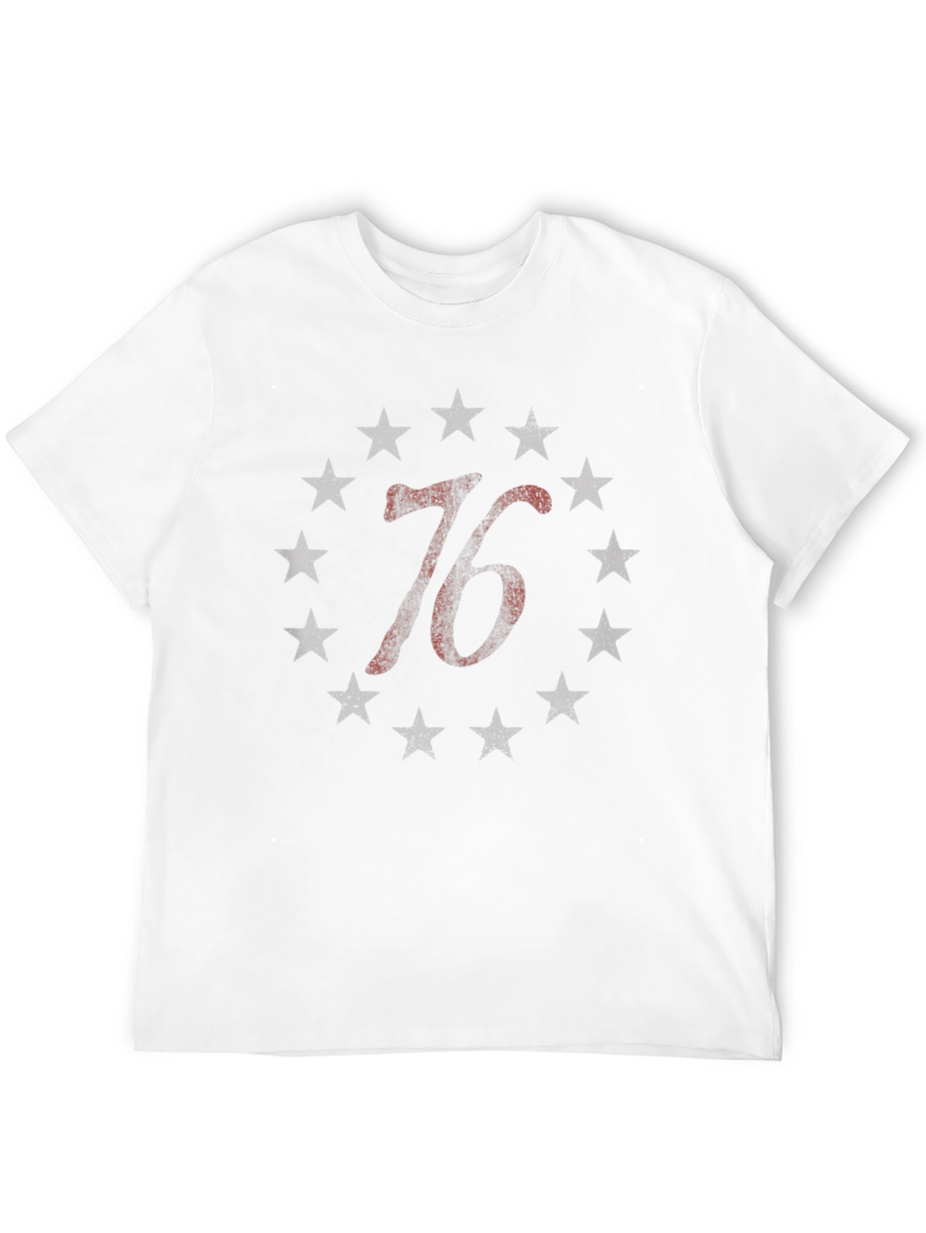 Patriotic 76 Stars Graphic T-Shirt