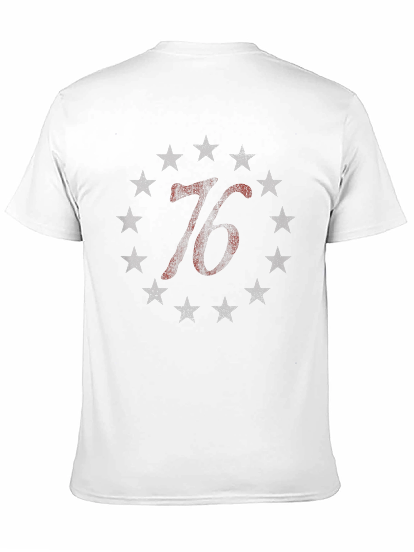 Patriotic 76 Stars Graphic T-Shirt