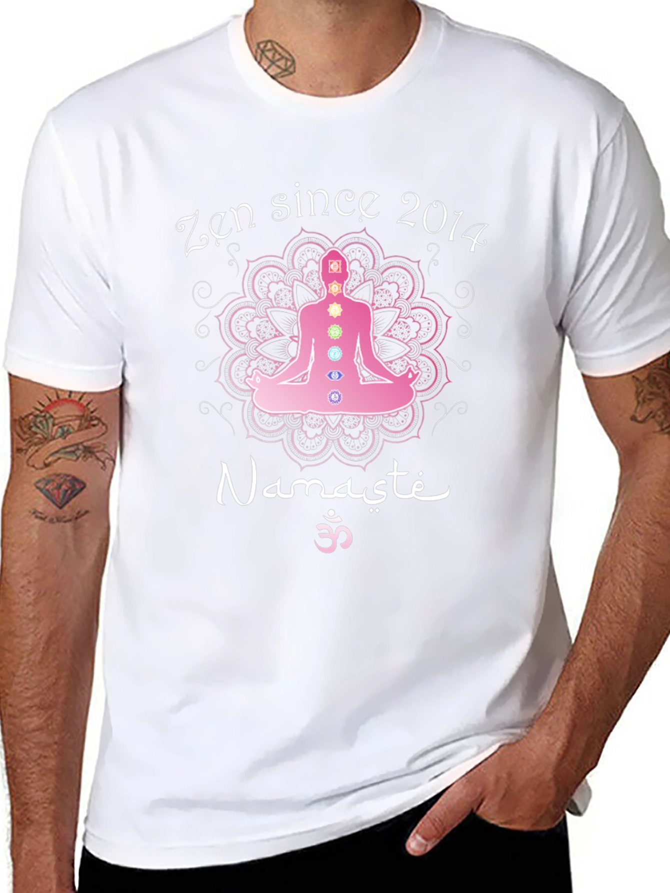 Zen Since 2014 Namaste Meditation T-Shirt