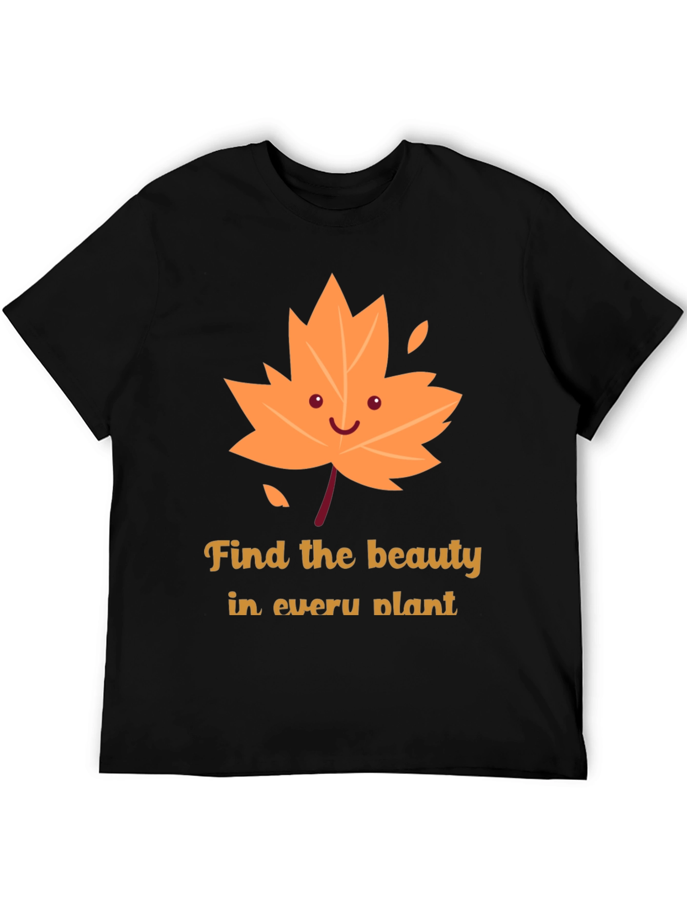 Cute Autumn Leaf Graphic T-Shirt